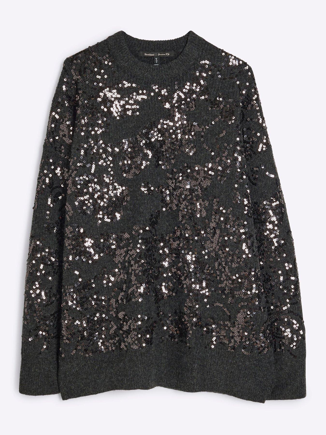 river-island-oversized-embellished-jumper-dark-greydetail