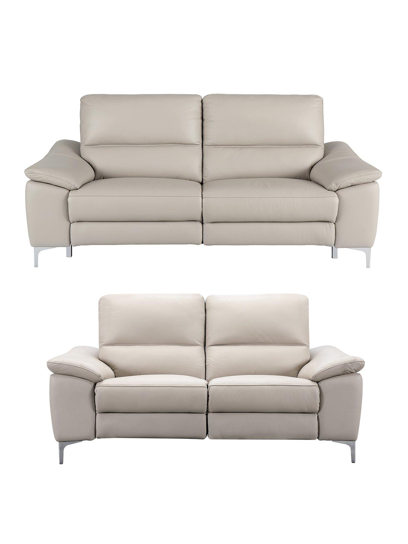 The Very Collection Pavilion 3 + 2 Seater Leather Power Recliner Sofa - FSC® Certified