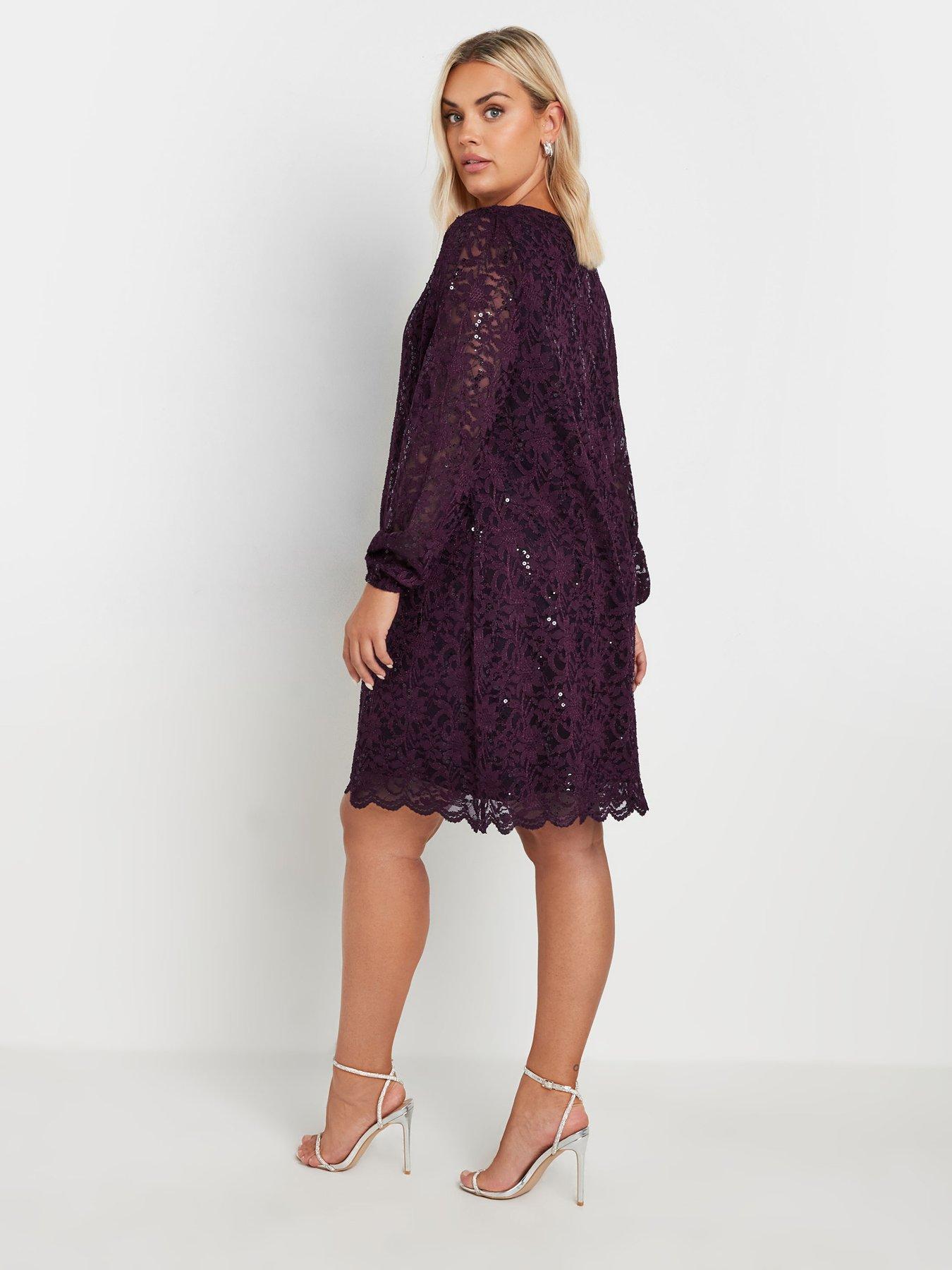 yours-curve-lace-midi-dressstillFront