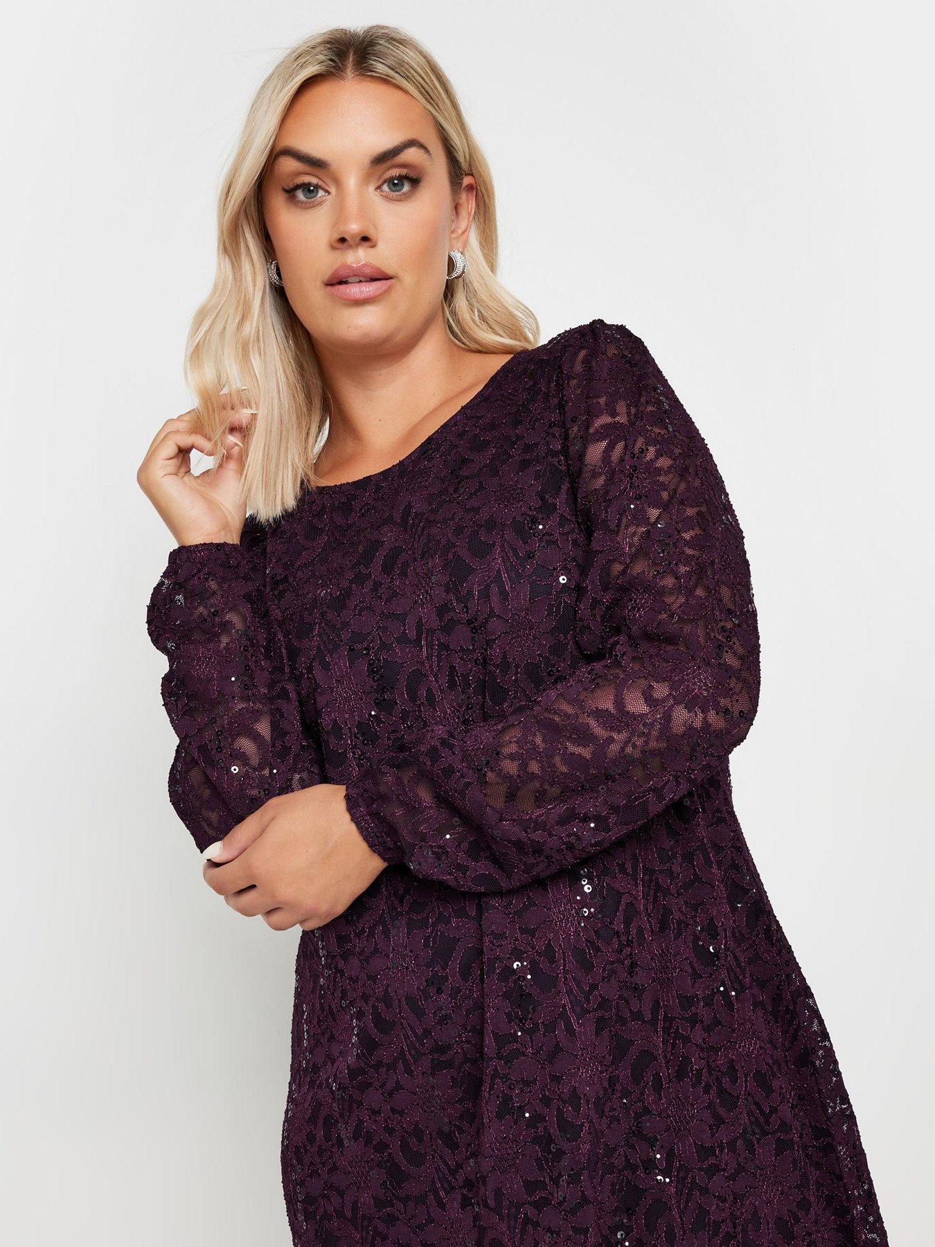 yours-curve-lace-midi-dressoutfit