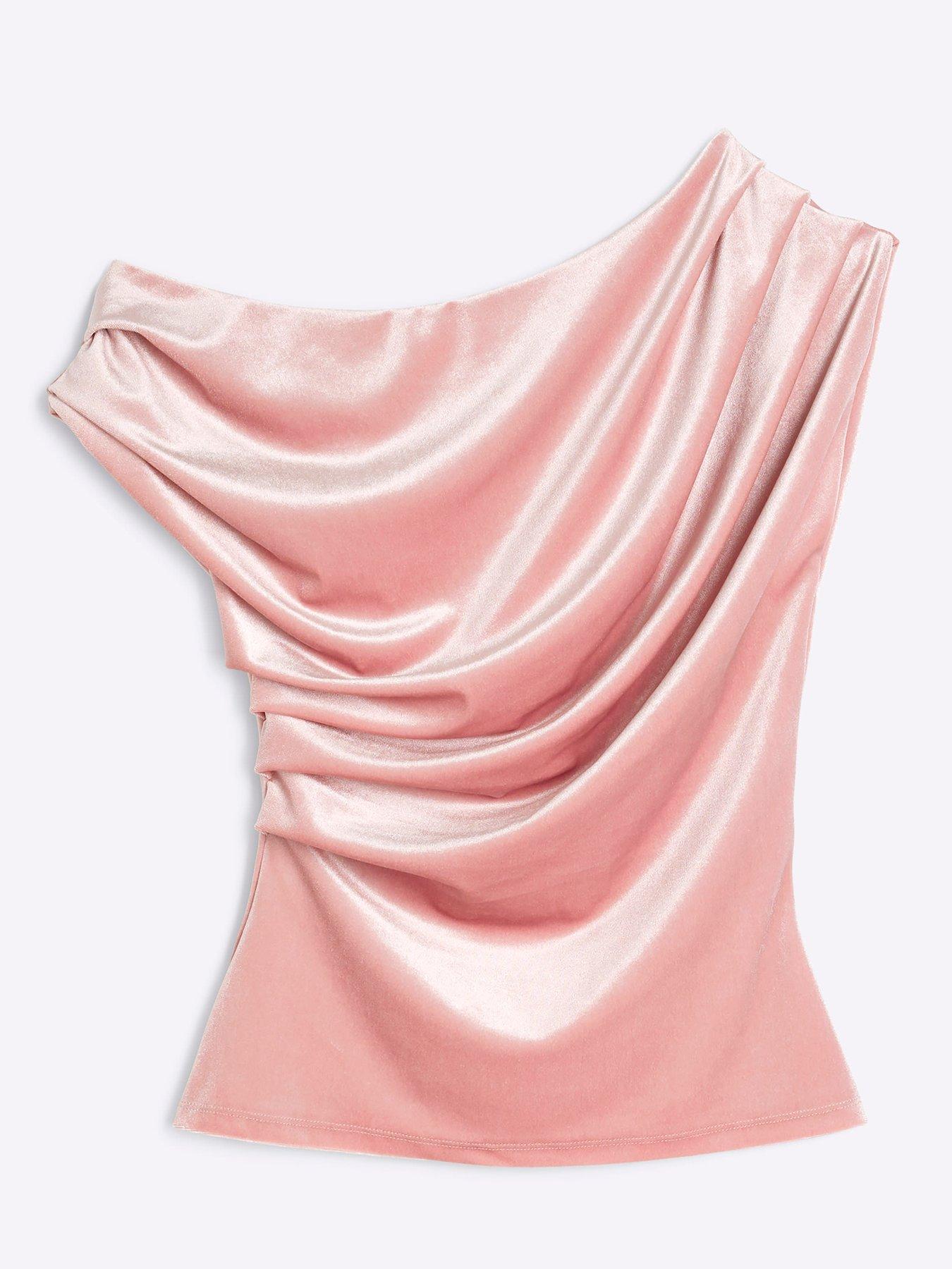 river-island-asymmetric-twist-top-light-pinkdetail