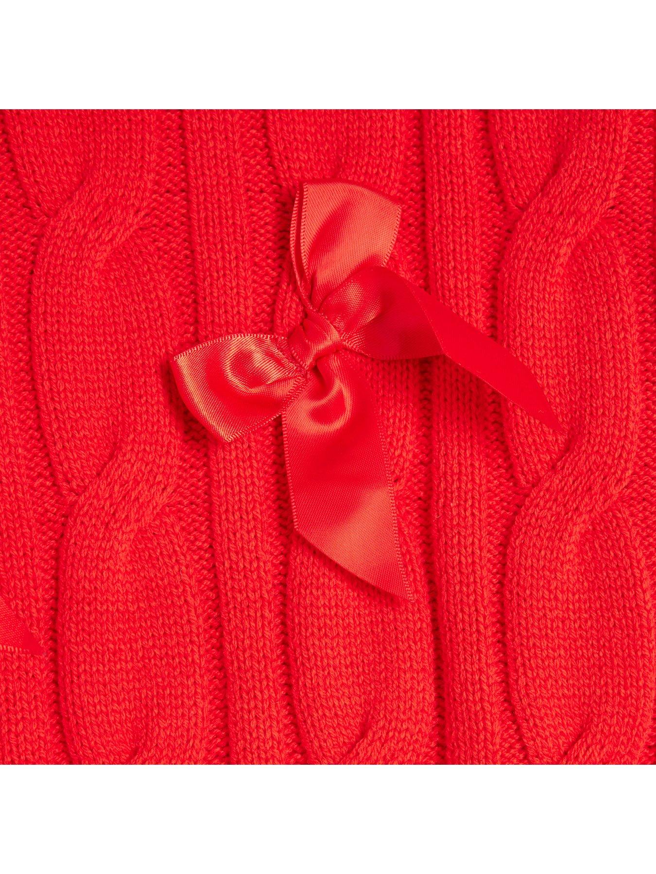 river-island-girls-cable-knit-bow-jumper-reddetail