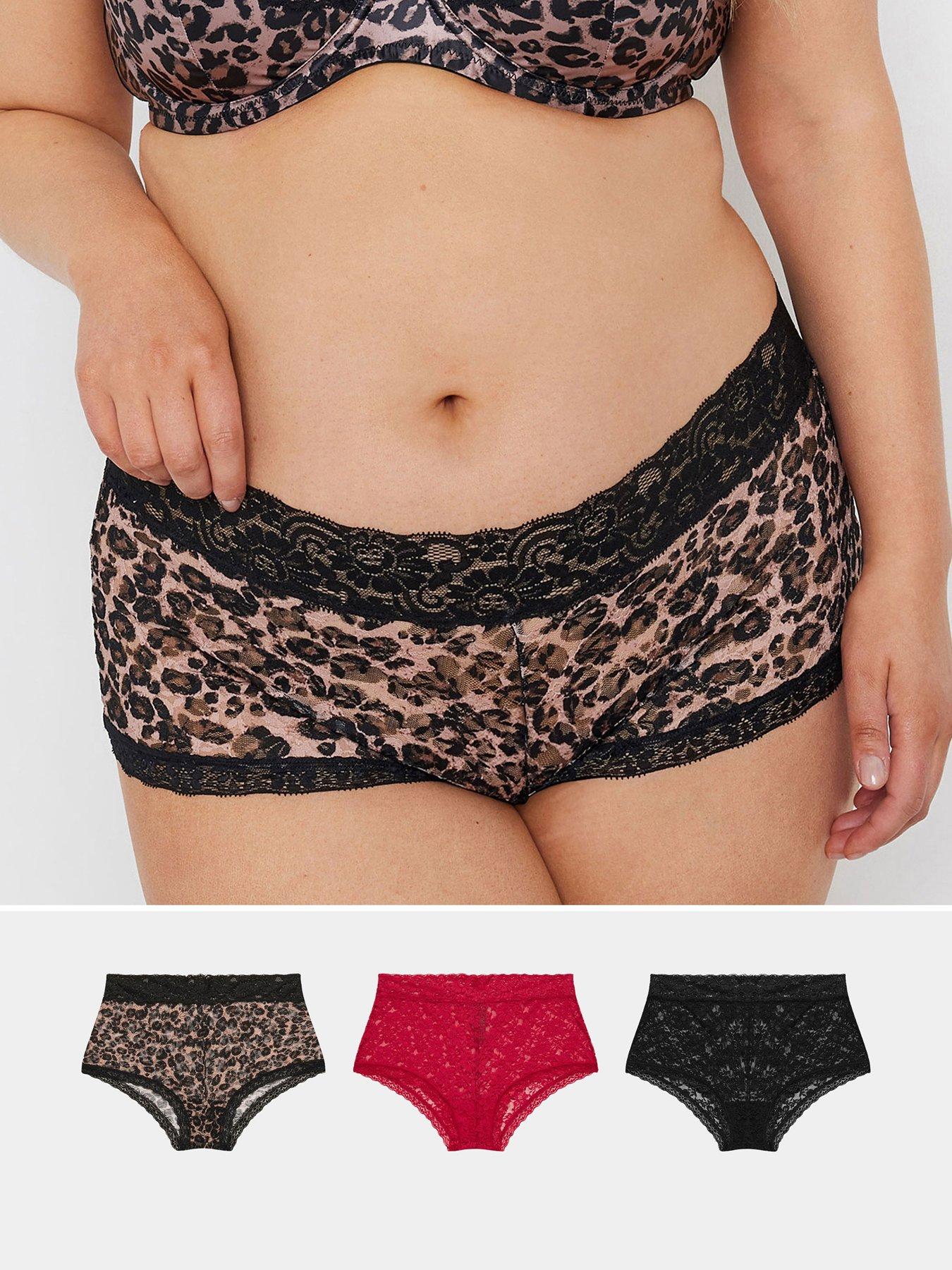 yours-curve-3-pack-lace-shorts