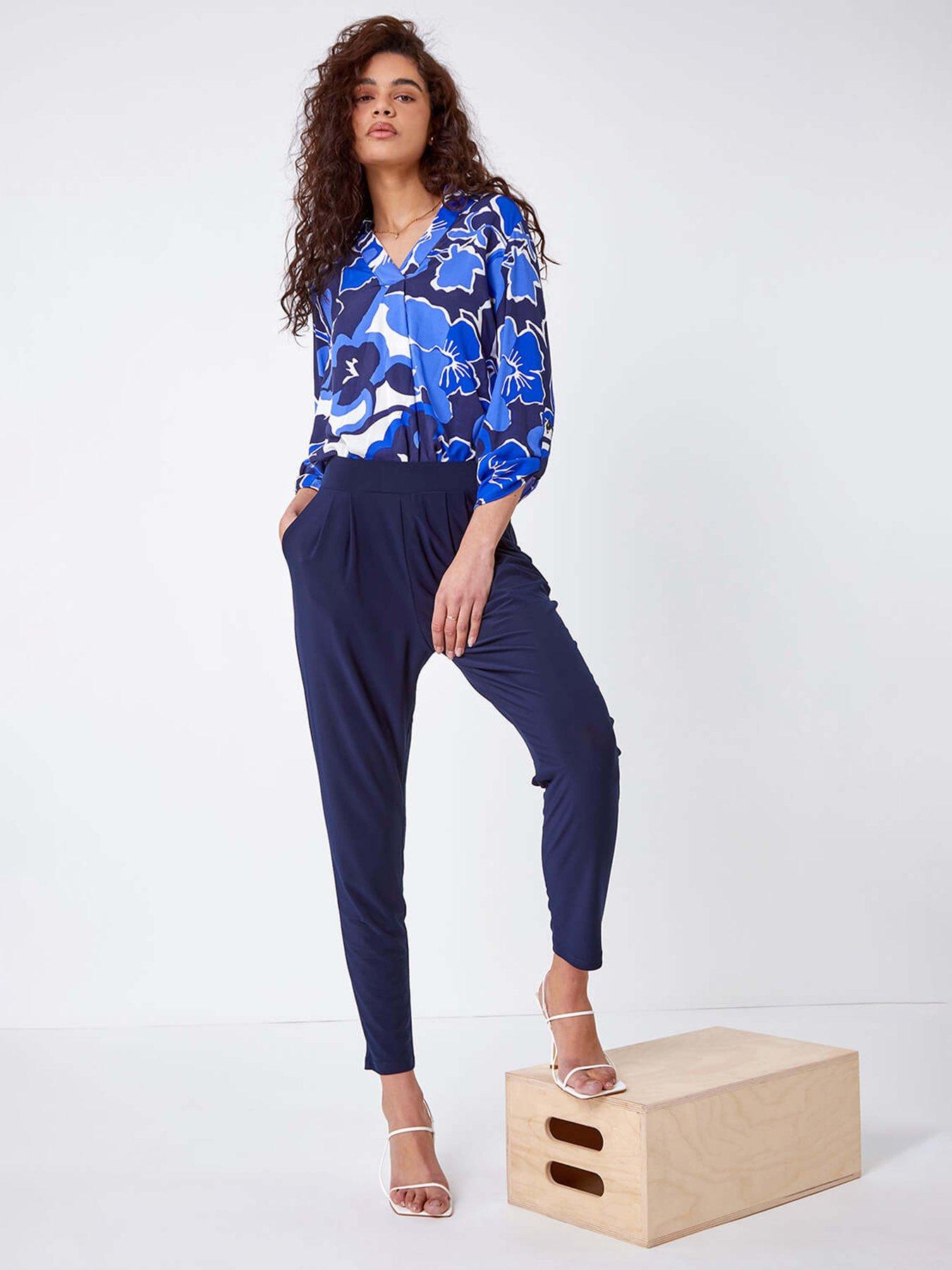 roman-jersey-stretch-elastic-waist-harem-trousers-navyback