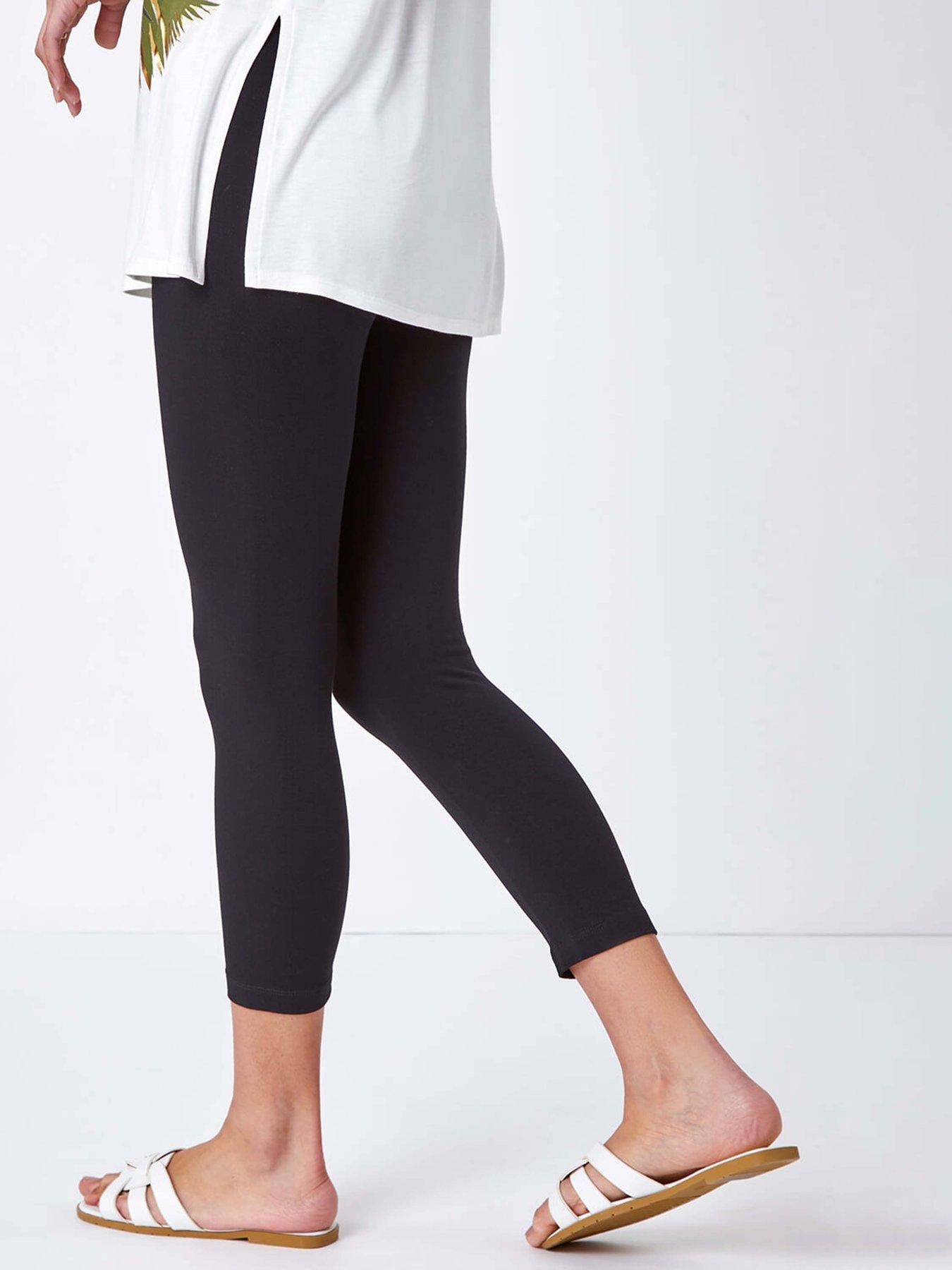 roman-elastic-waist-stretch-cropped-leggings-blackstillFront