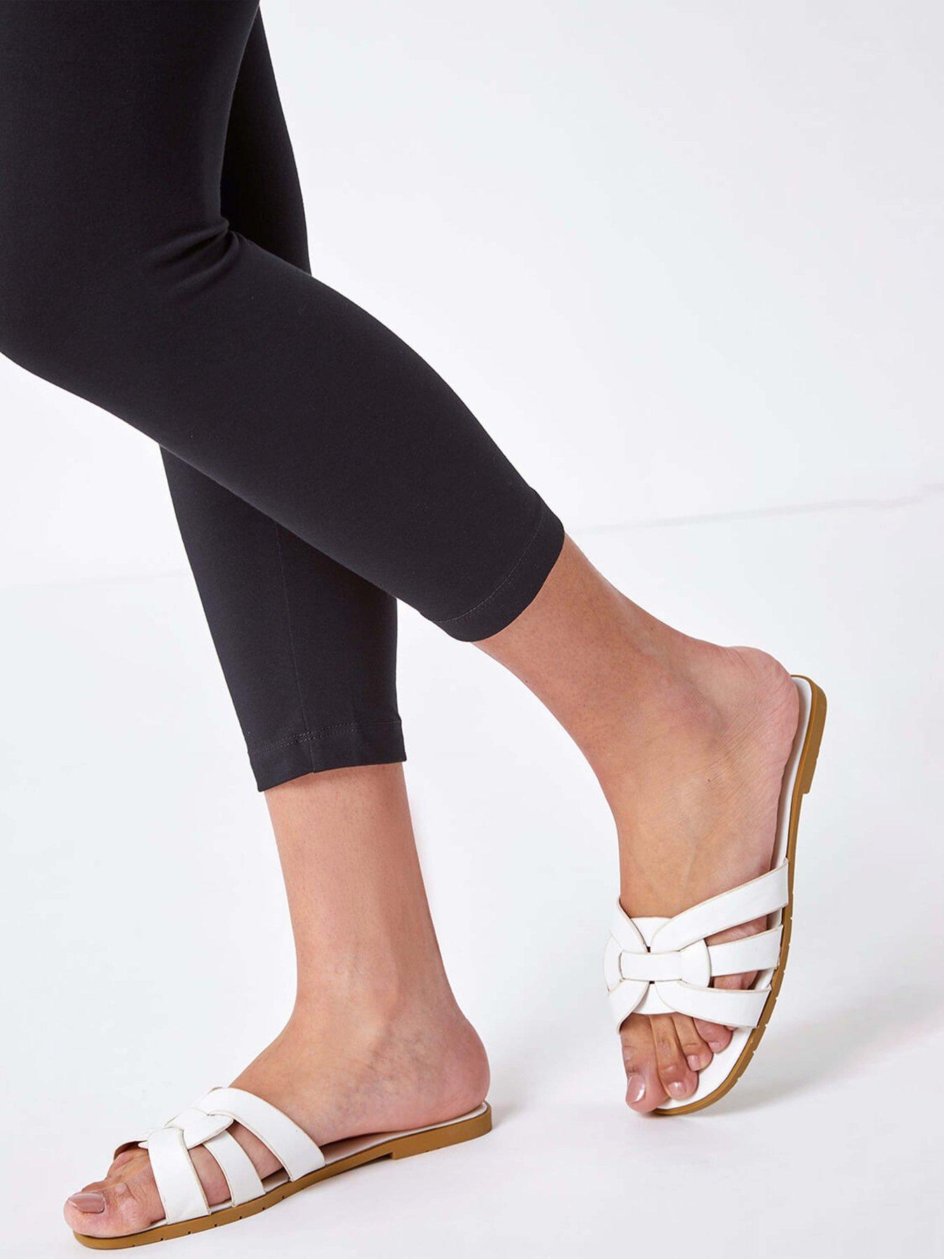 roman-elastic-waist-stretch-cropped-leggings-blackdetail