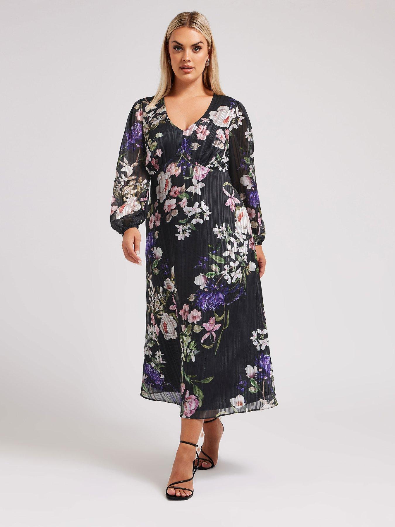 yours-curve-satin-large-floral-midaxi-dress-black