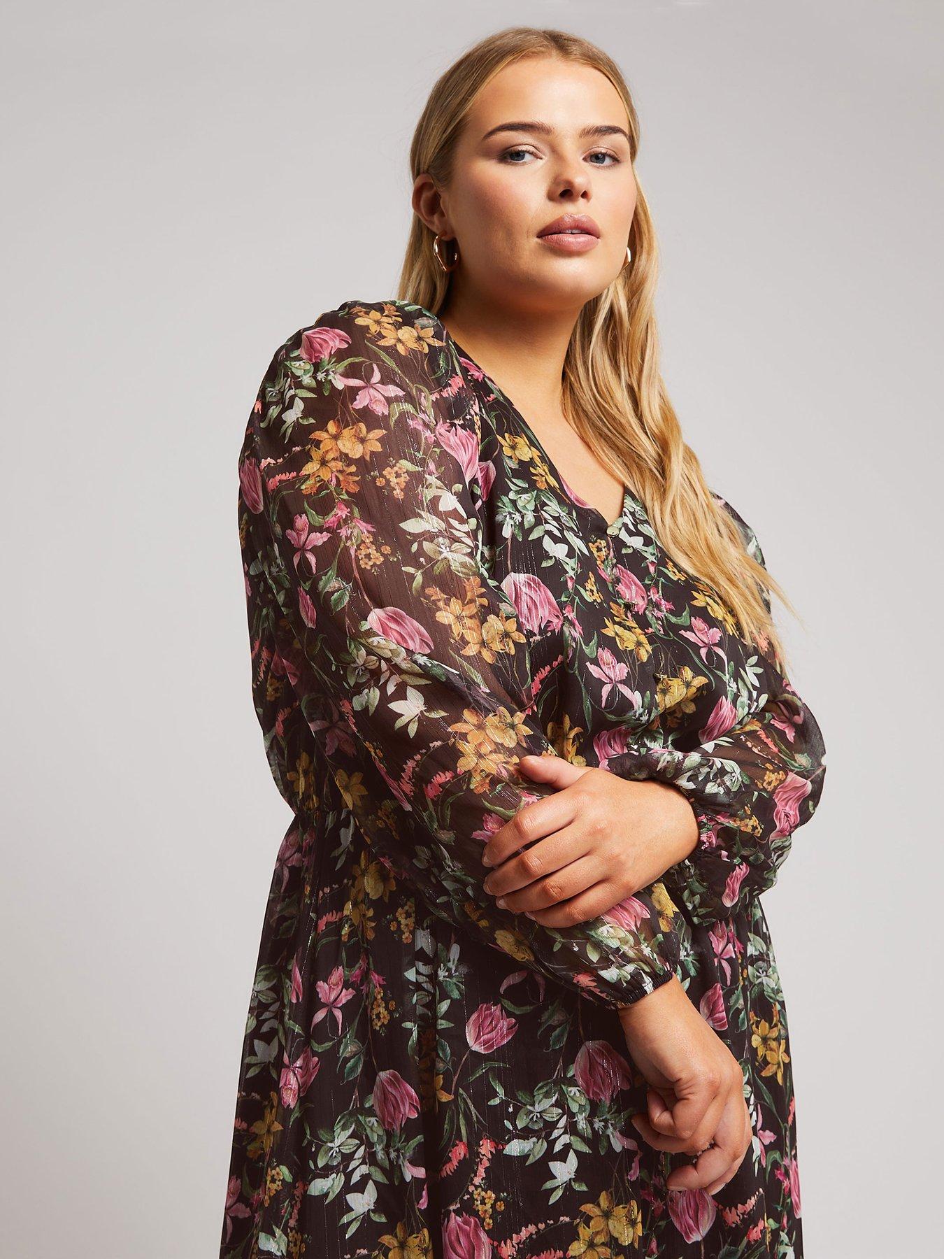 yours-curve-floral-shirt-dressoutfit