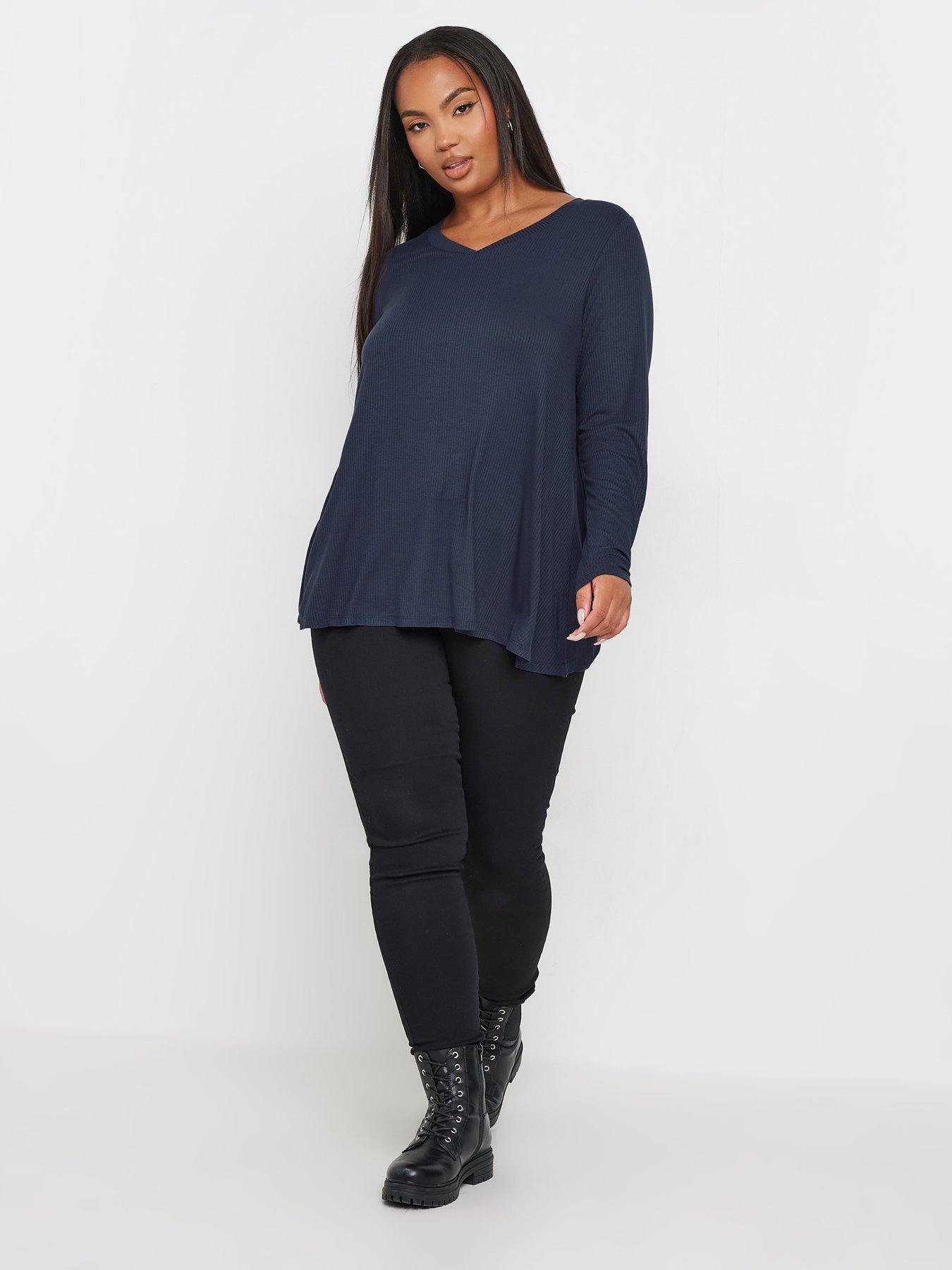 yours-curve-rib-elevated-long-sleeve-topback