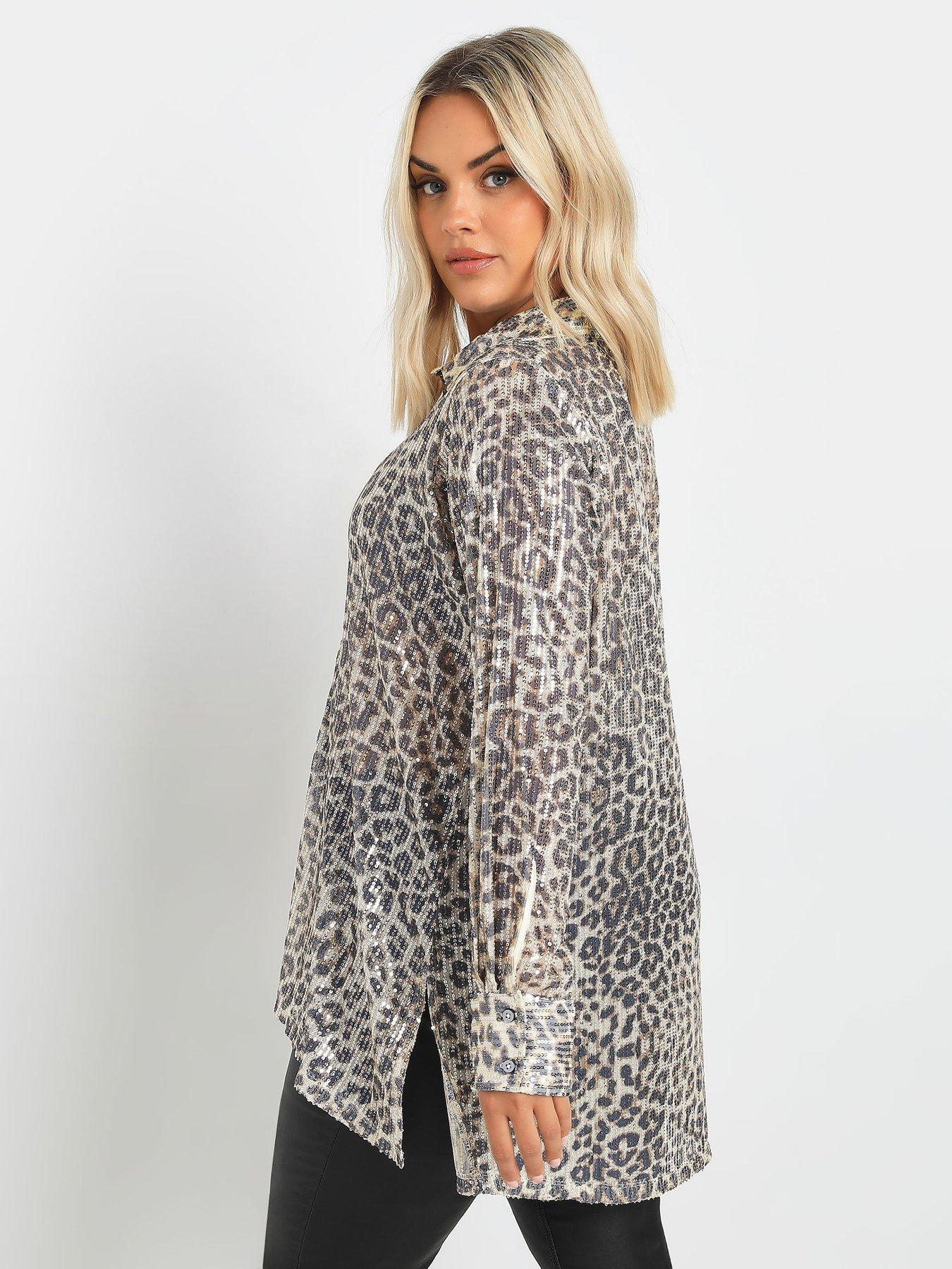 yours-curve-leopard-sequin-shirtstillFront