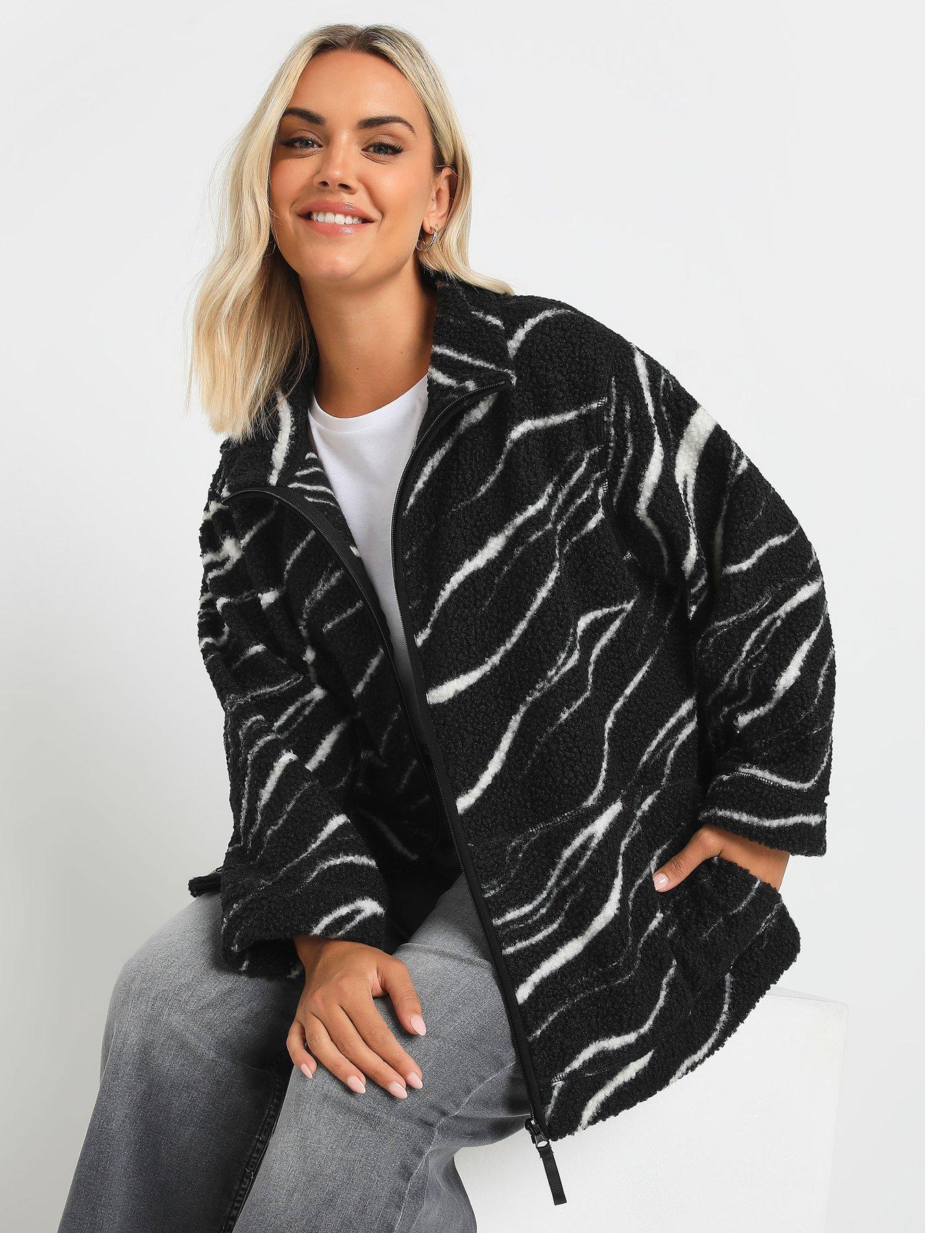 yours-curve-zebra-borg-fleece-jacket