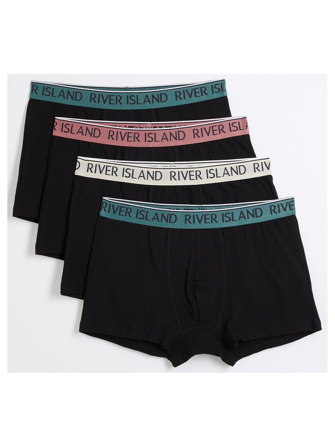 river-island-river-island-colour-tipped-waistband-trunks