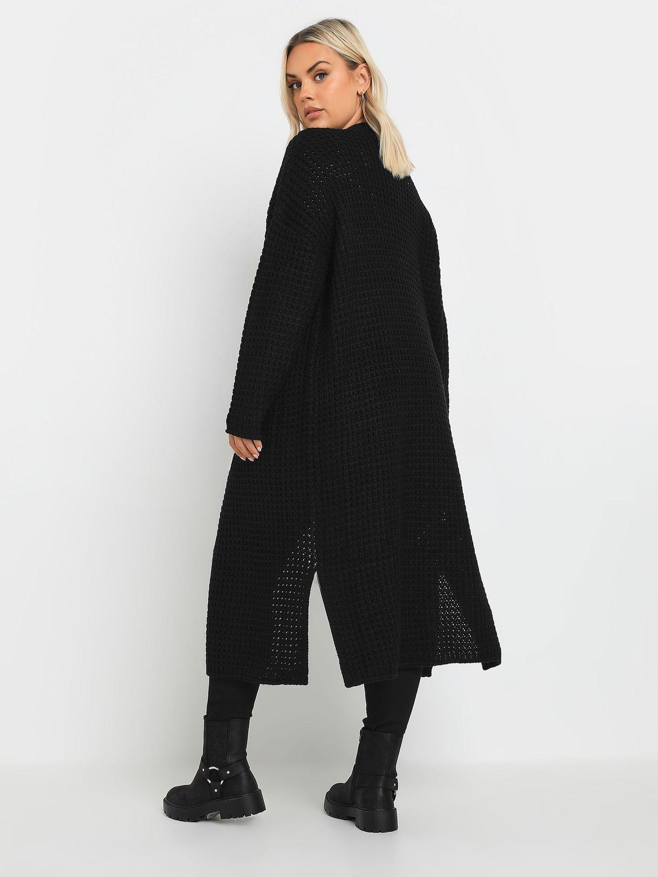 yours-curve-waffle-knit-maxi-cardiganstillFront