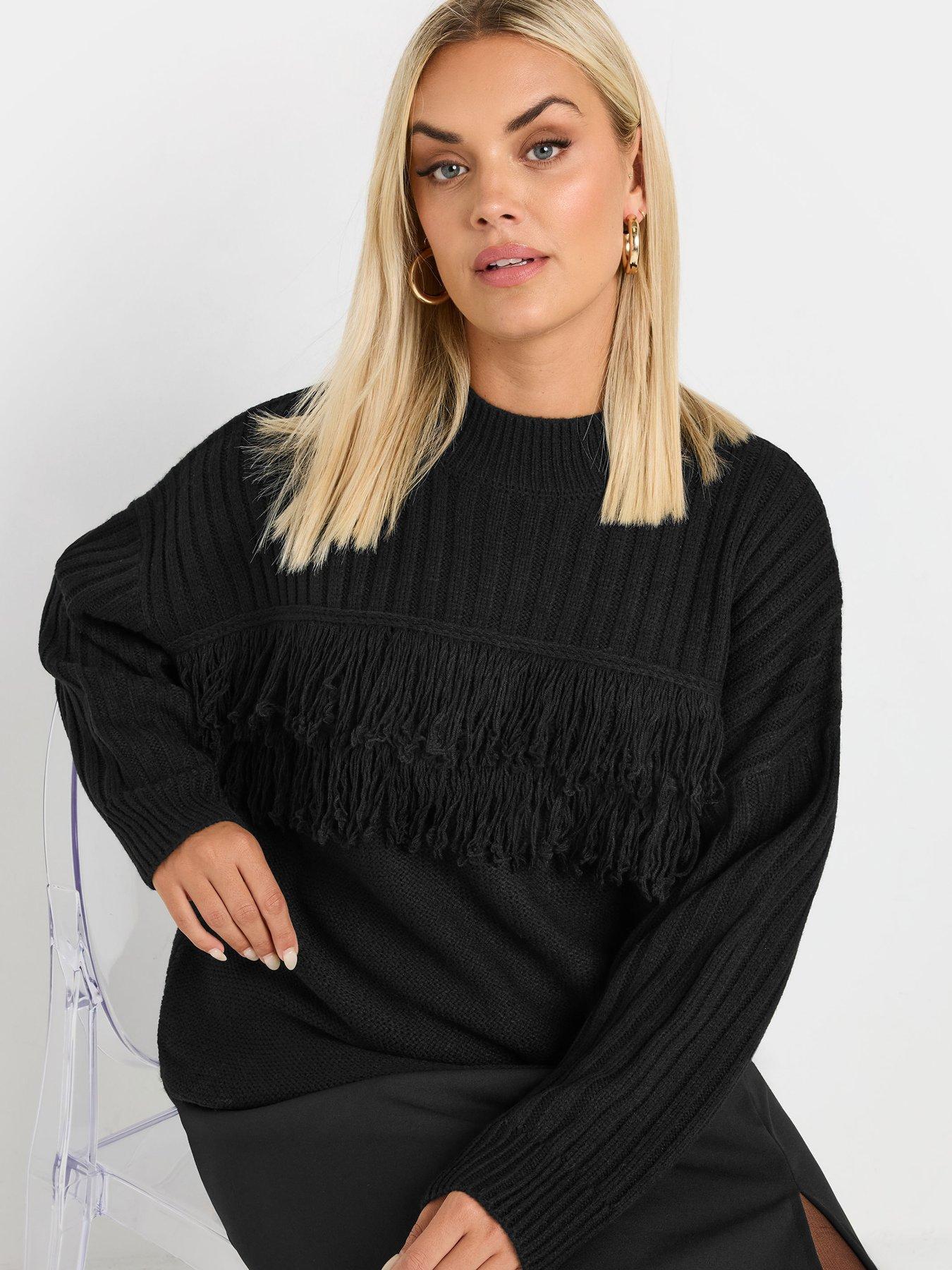 yours-curve-fringe-jumperoutfit