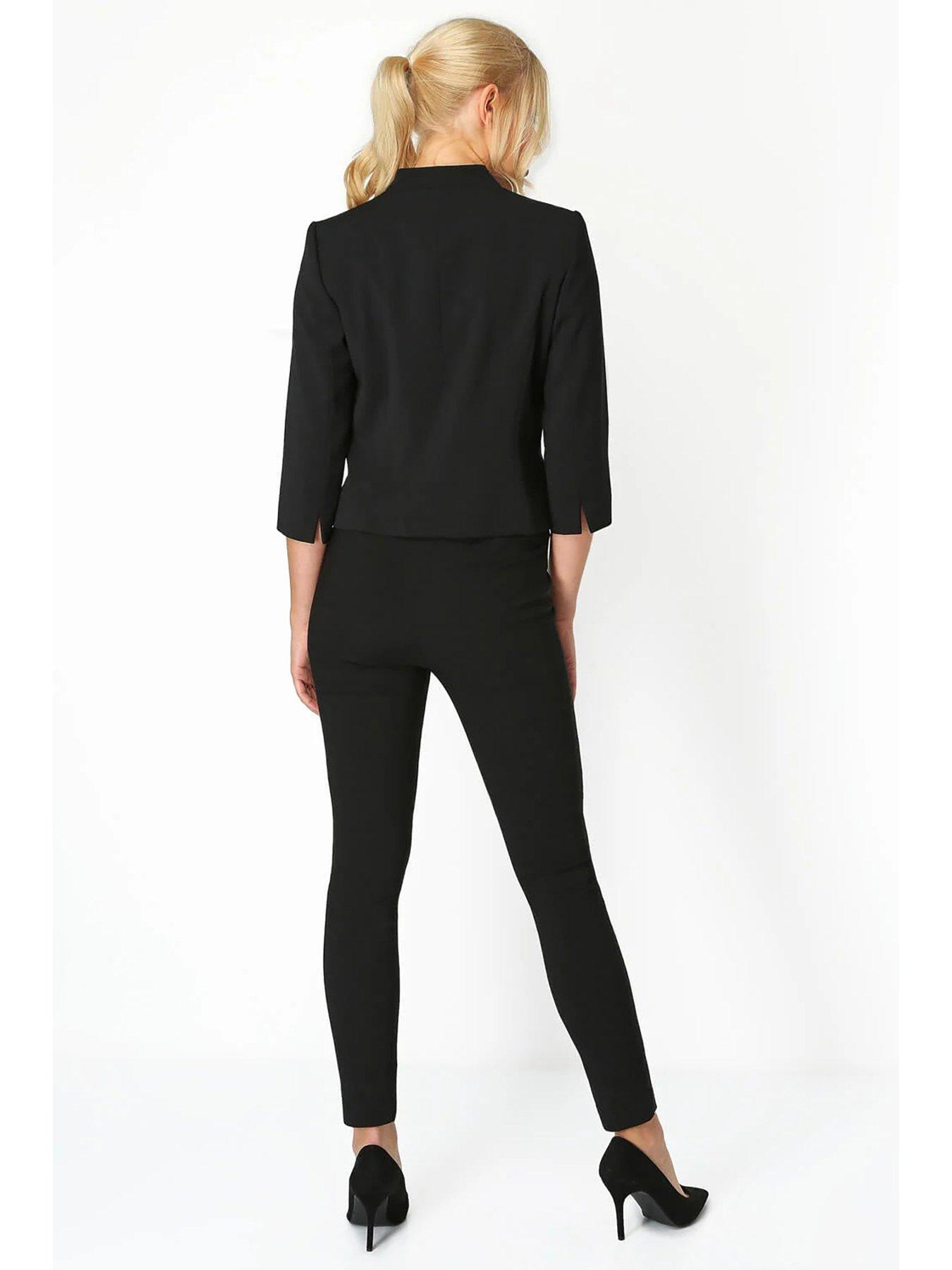 roman-34-sleeve-rochette-jacket-blackstillFront