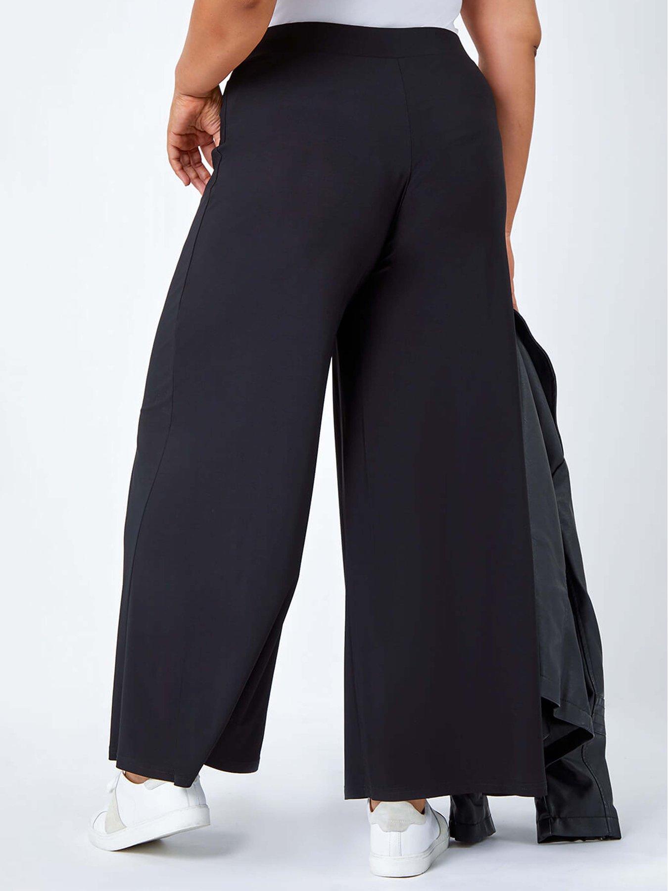 roman-curve-elastic-waist-wide-leg-trousers-blackstillFront