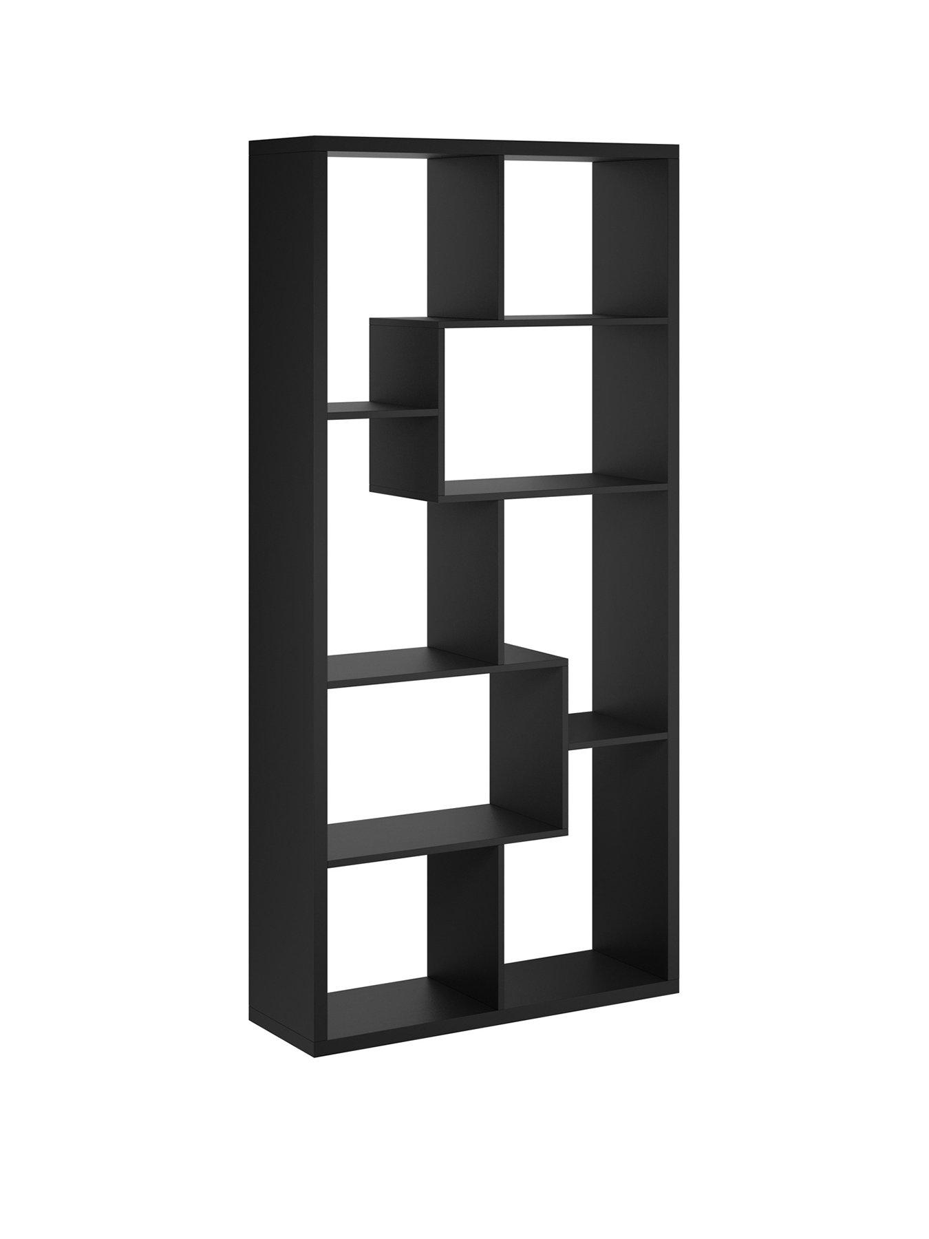 lpd-home-quebec-black-shelving-unitstillFront