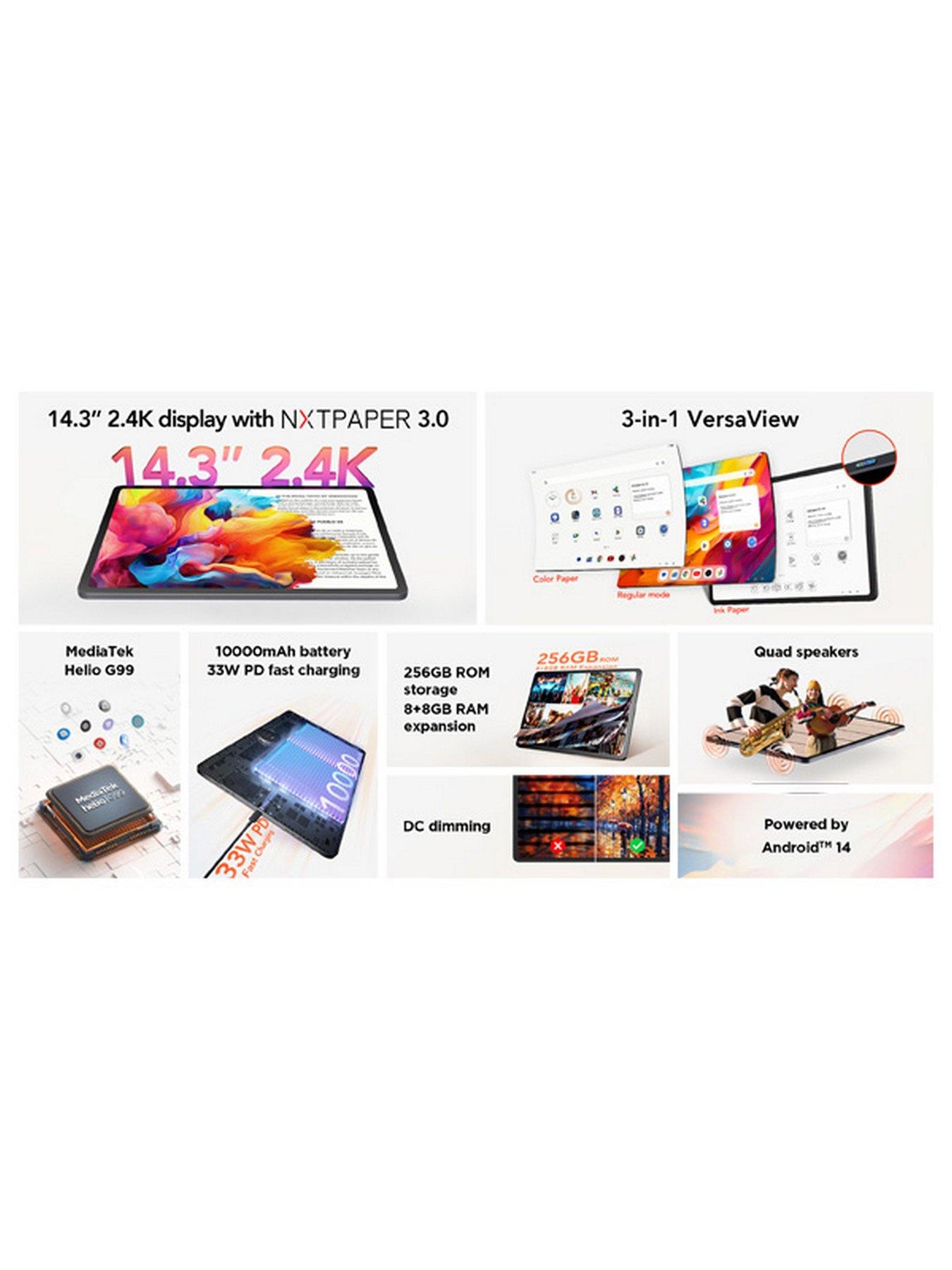 Image 5 of 8 of TCL NXTPAPER 14&nbsp;Android Tablet (256GB)&nbsp;with Folio Case and Pen