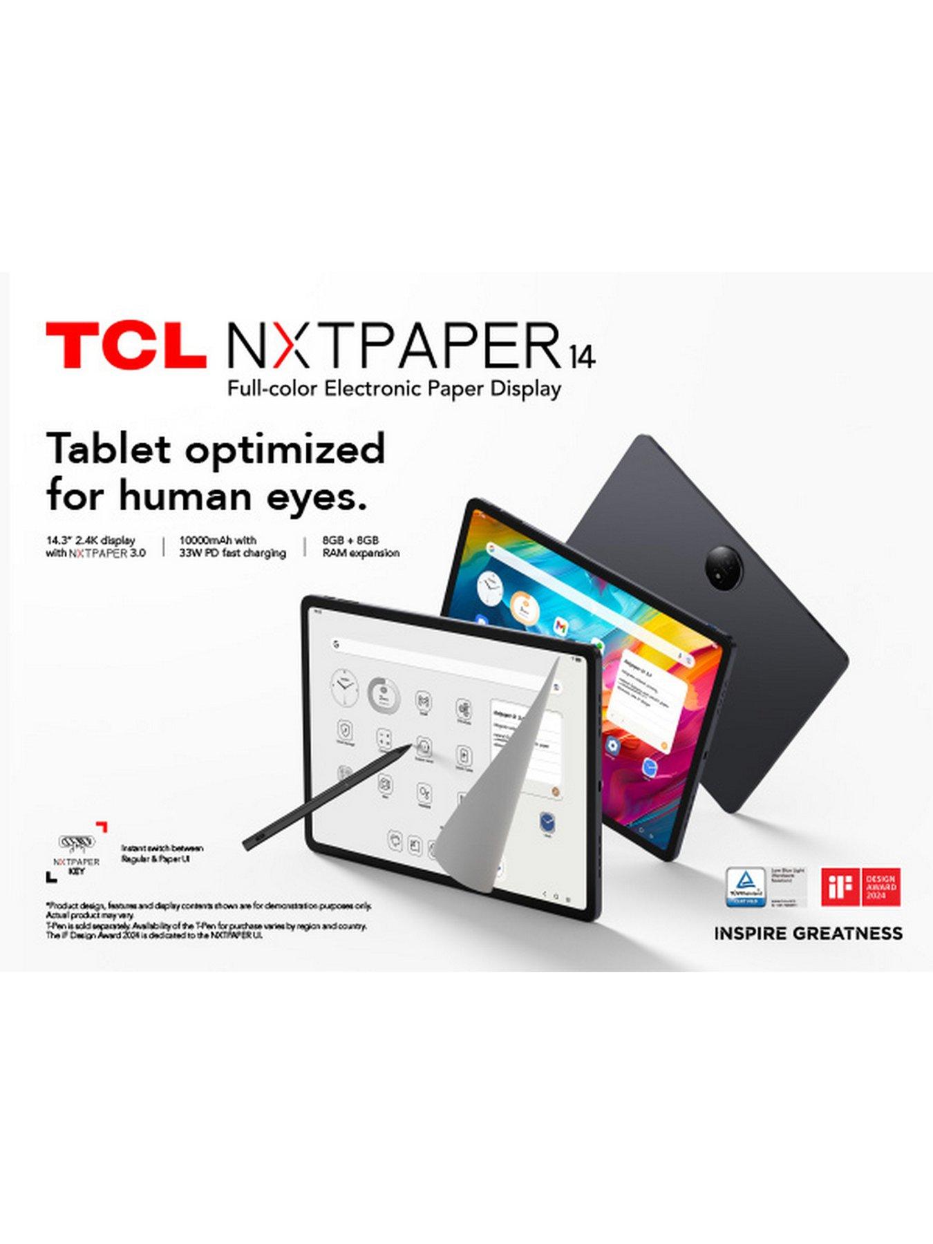 Image 6 of 8 of TCL NXTPAPER 14&nbsp;Android Tablet (256GB)&nbsp;with Folio Case and Pen