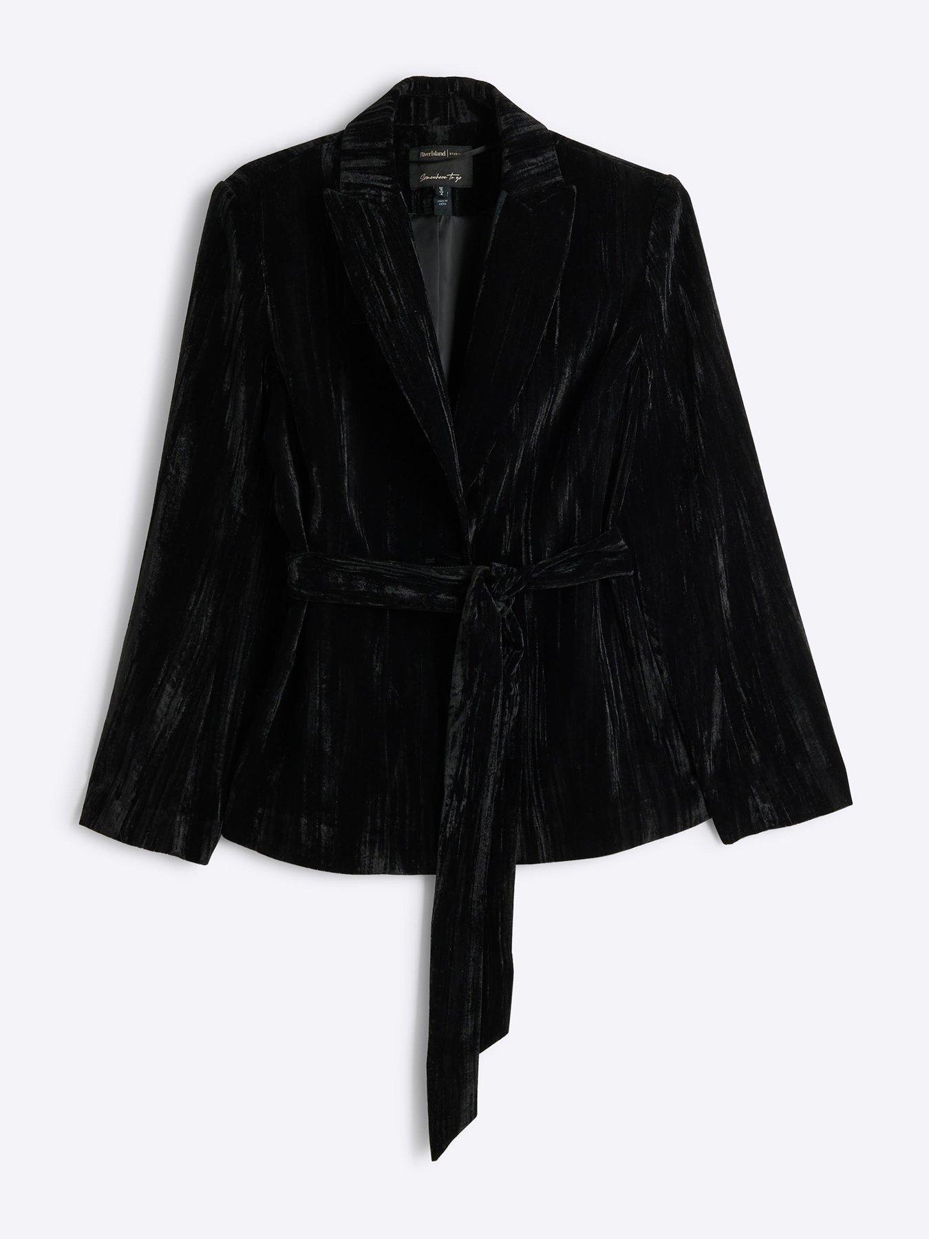 river-island-belted-wrap-velvet-blazer-blackdetail