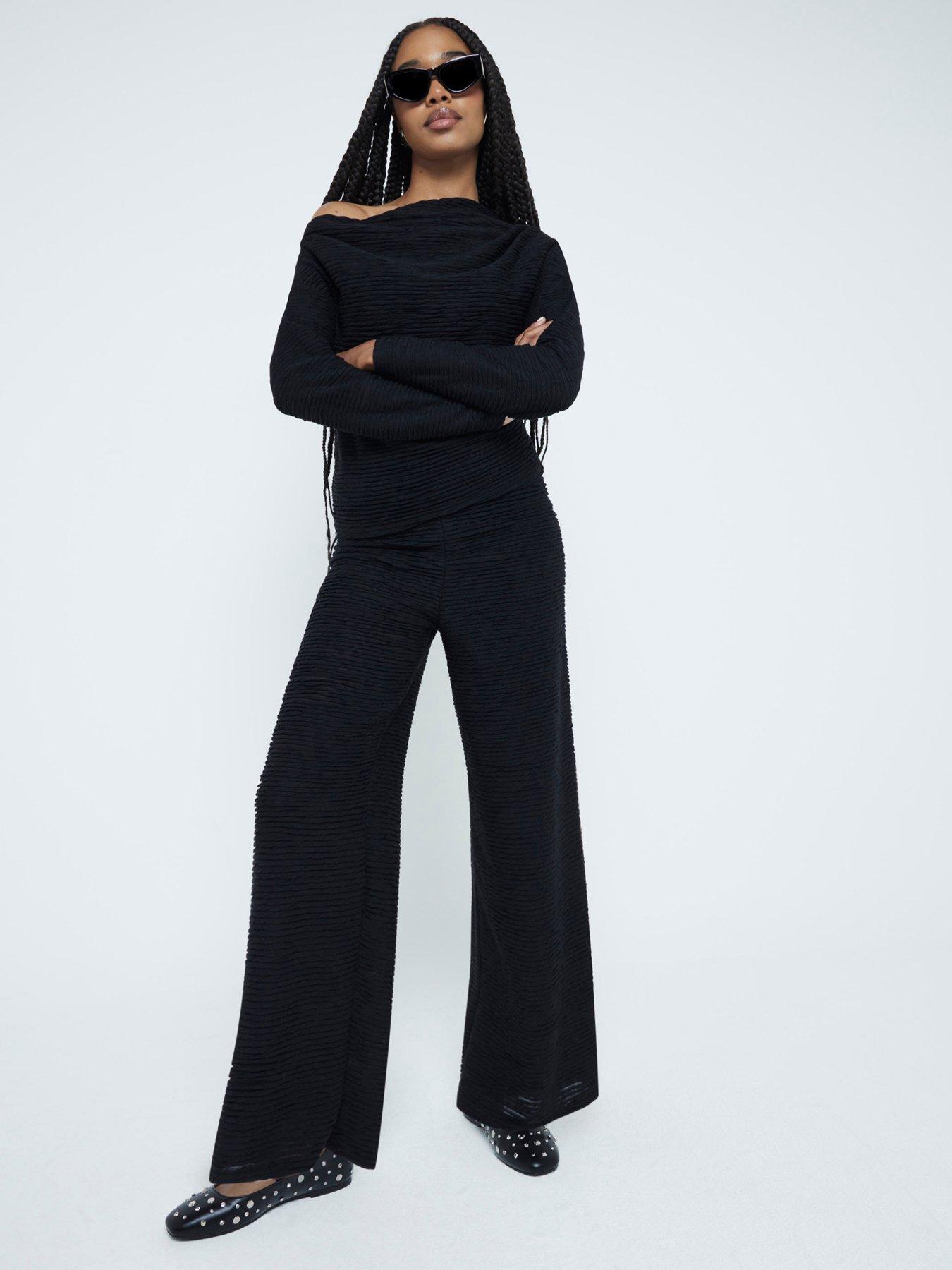 river-island-textured-wide-leg-trouser-blackback