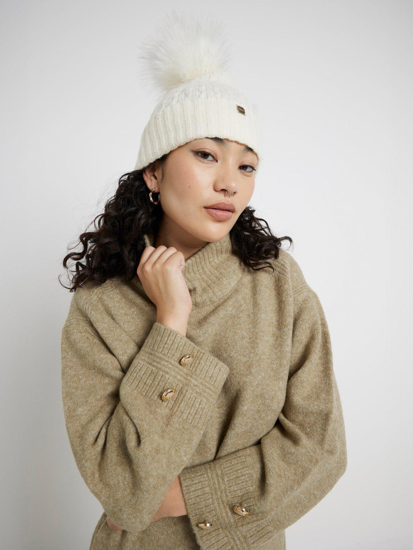 river-island-cable-knit-beanie-cream