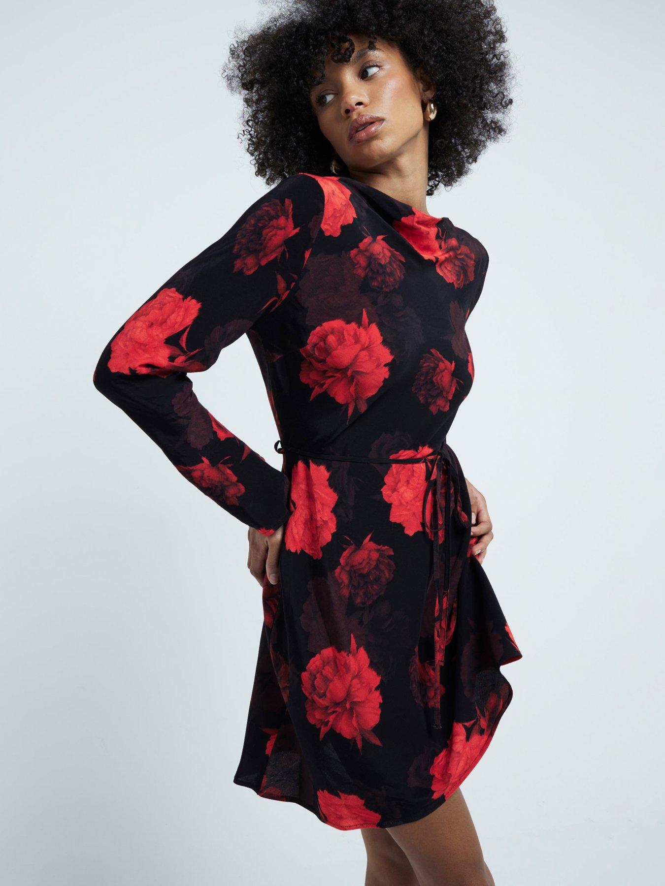 river-island-floral-mini-dress-blackoutfit