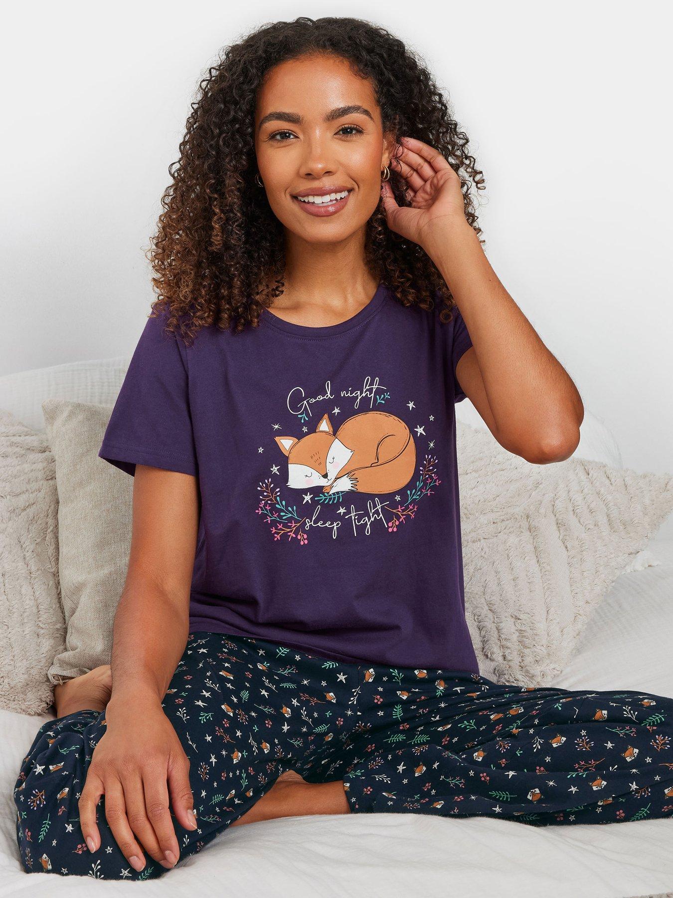 mco-goodnight-fox-short-sleeve-wide-leg-pj-set