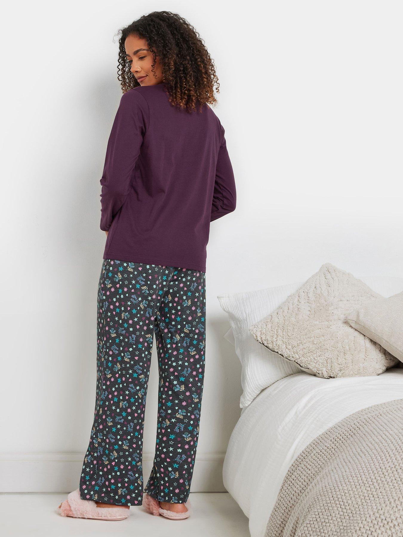 mco-woodland-long-sleeve-wide-leg-pj-setstillFront