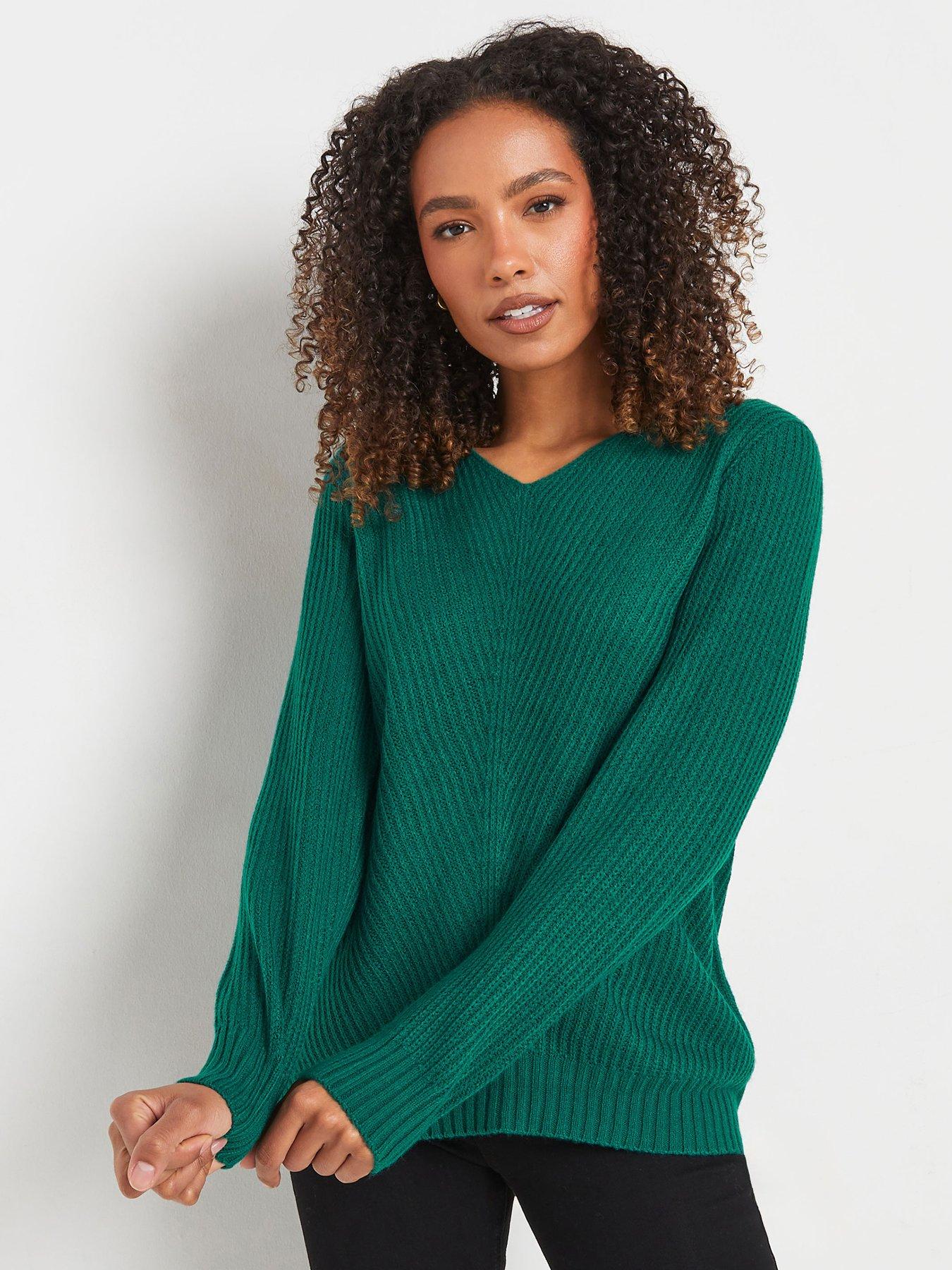 mco-v-neck-stitch-jumper-teal-green-blue