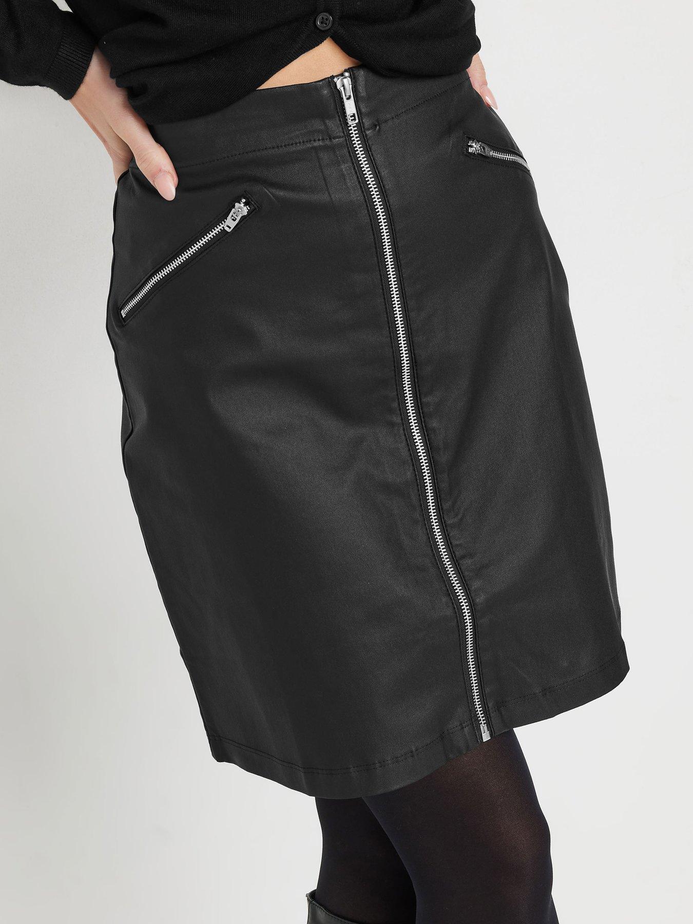 mco-coated-a-line-zip-skirtoutfit