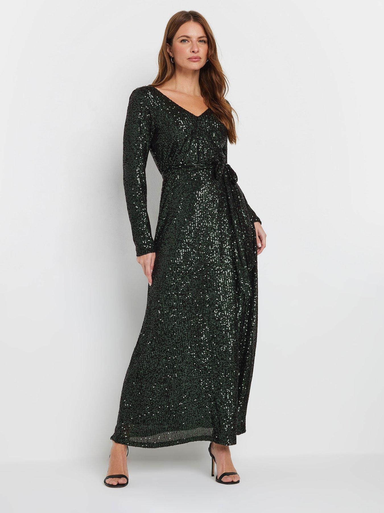 mco-sequin-v-neck-maxi-dress