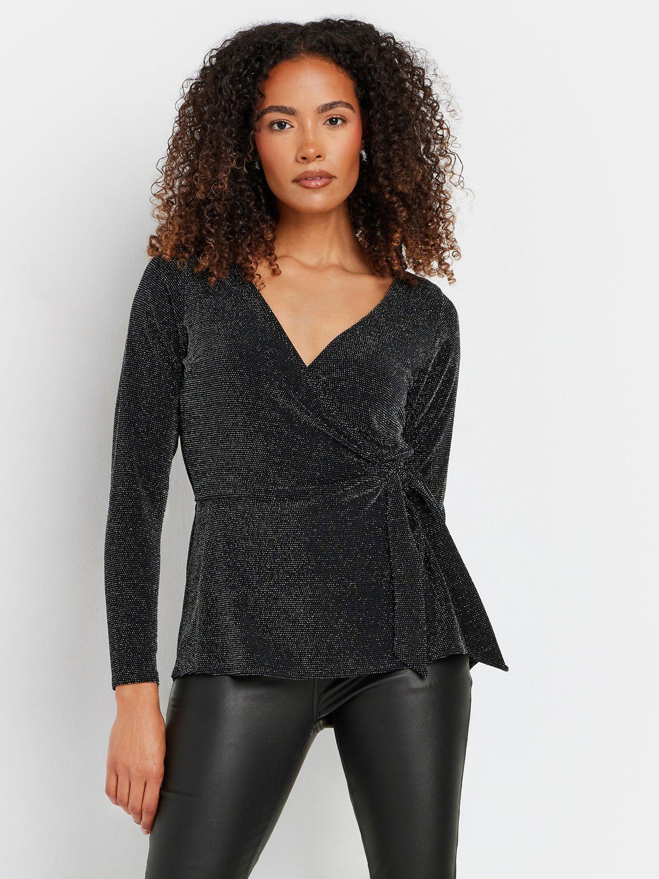 mco-brillo-wrap-top-black