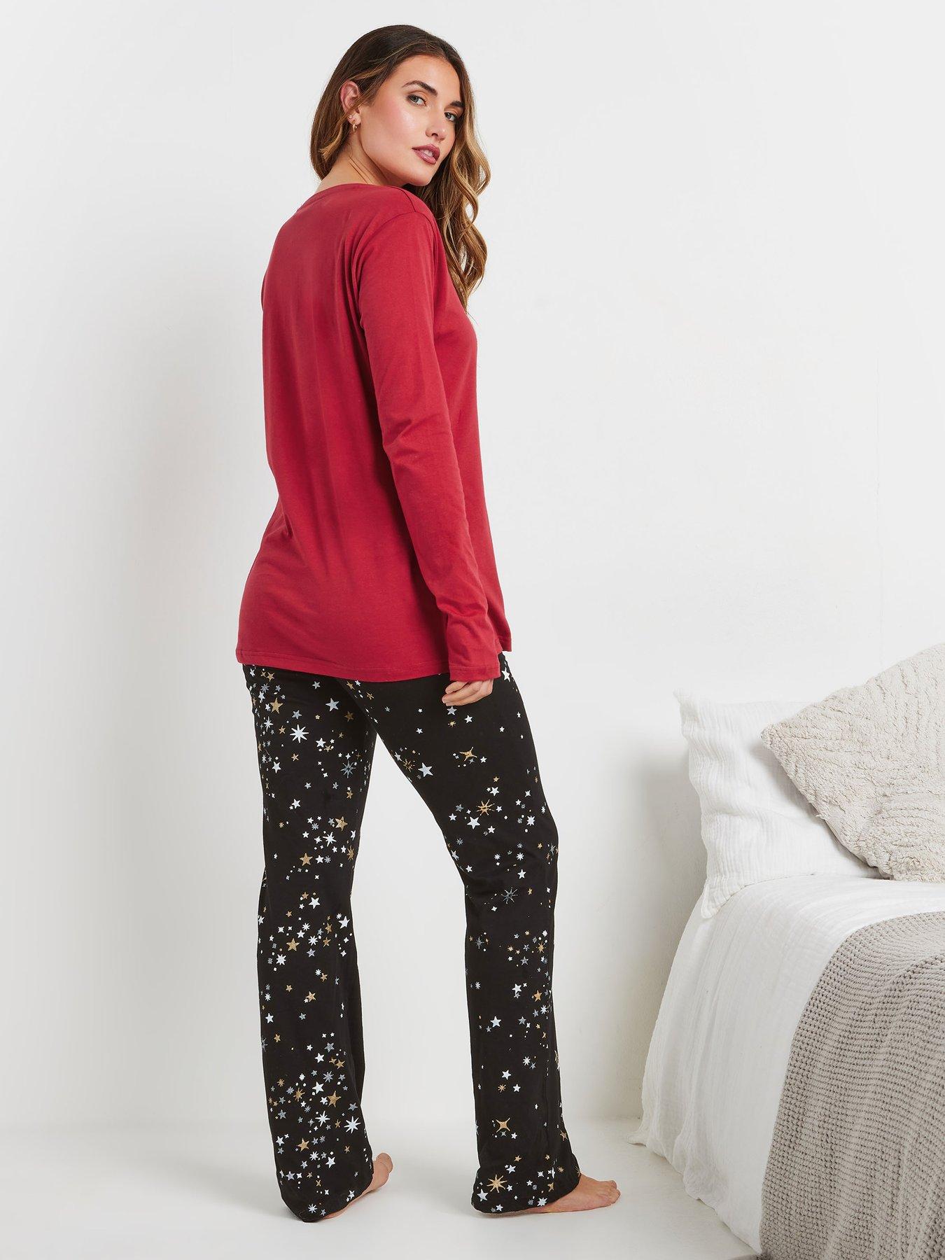 long-tall-sally-tall-starry-night-wide-leg-pj-setstillFront