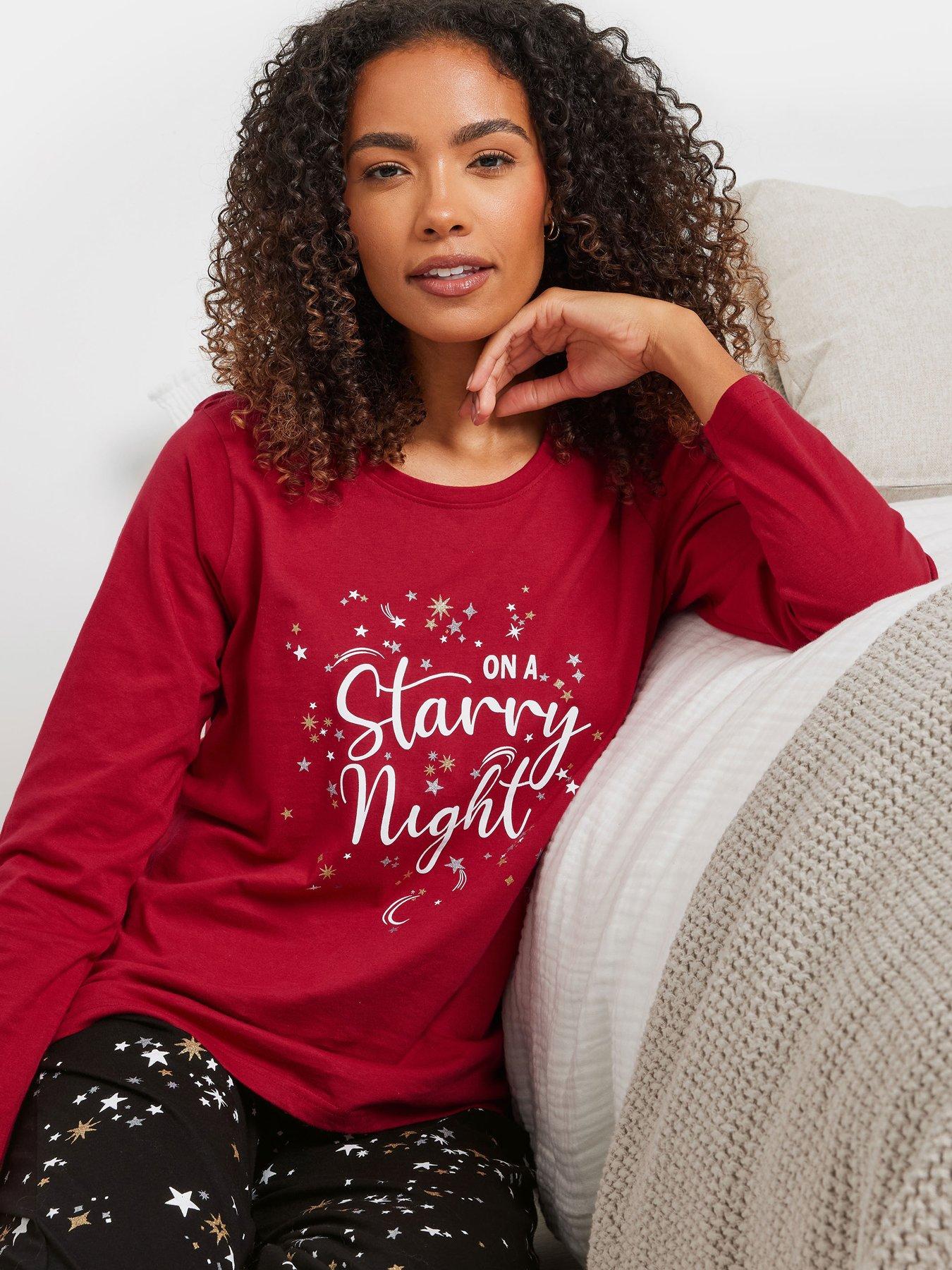 mco-starry-night-long-sleeve-wide-leg-pj-setoutfit