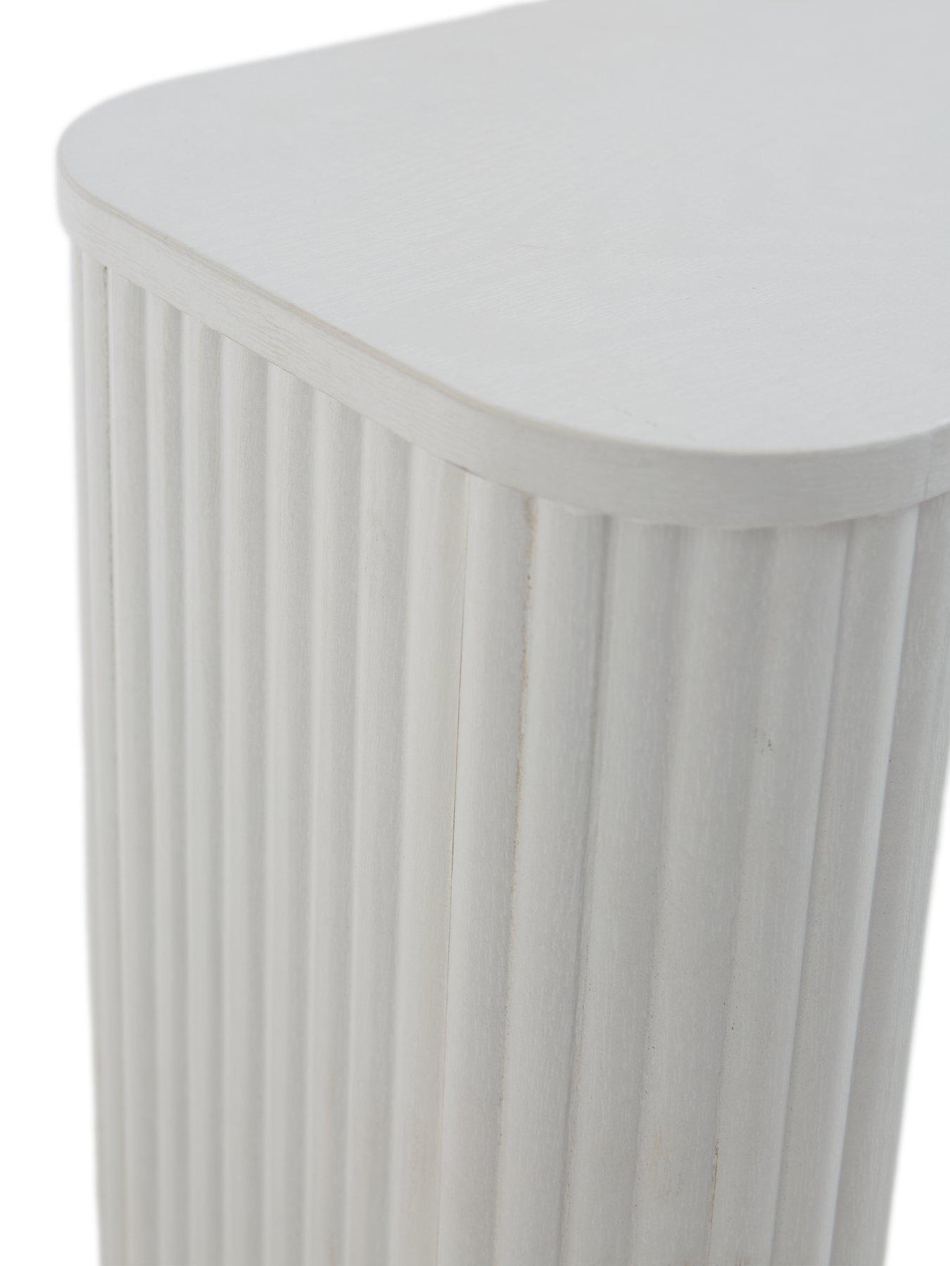 Image 4 of 6 of The Very Collection Carina Sofa Side Table - White - FSC&reg; Certified
