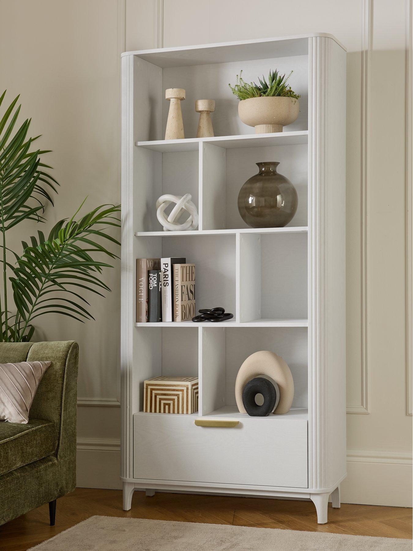 Image 1 of 7 of The Very Collection Carina 1 Drawer&nbsp;Bookcase - White - FSC&reg; Certified
