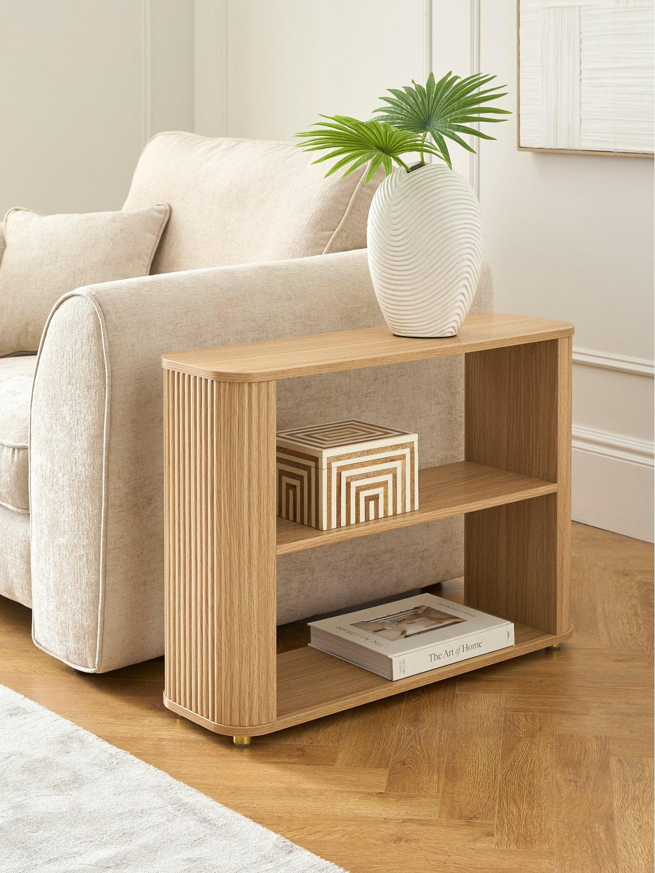 undefined Carina Sofa Side Table - Oak