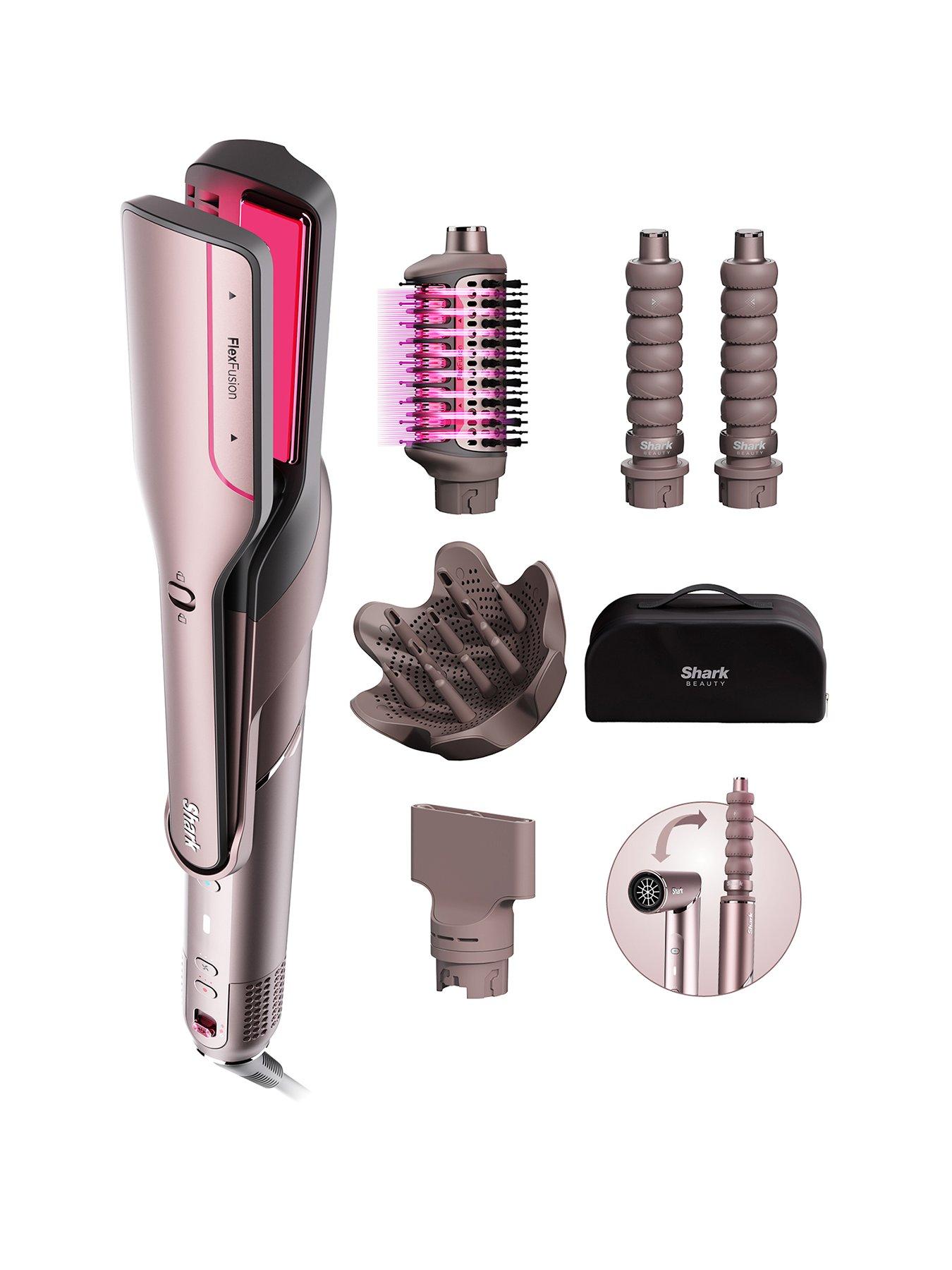 shark-flexfusion-straight-5-in-1-air-amp-ceramic-styler-hair-dryer-amp-straightener-with-storage-case-cosmic-blush--nbsphd652suk