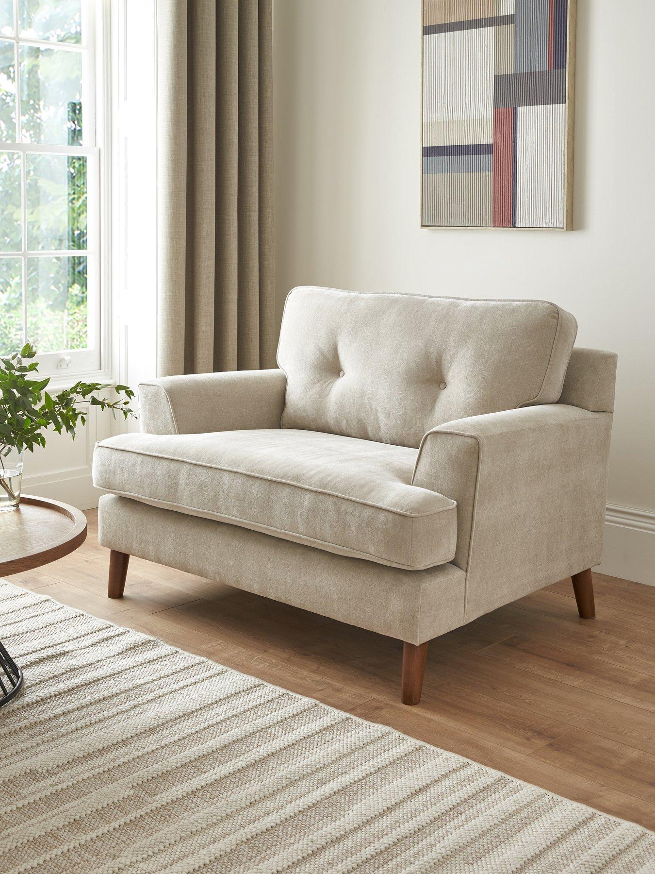 The Very Collection Malmo Fabric Snuggle Chair - Made in the UK