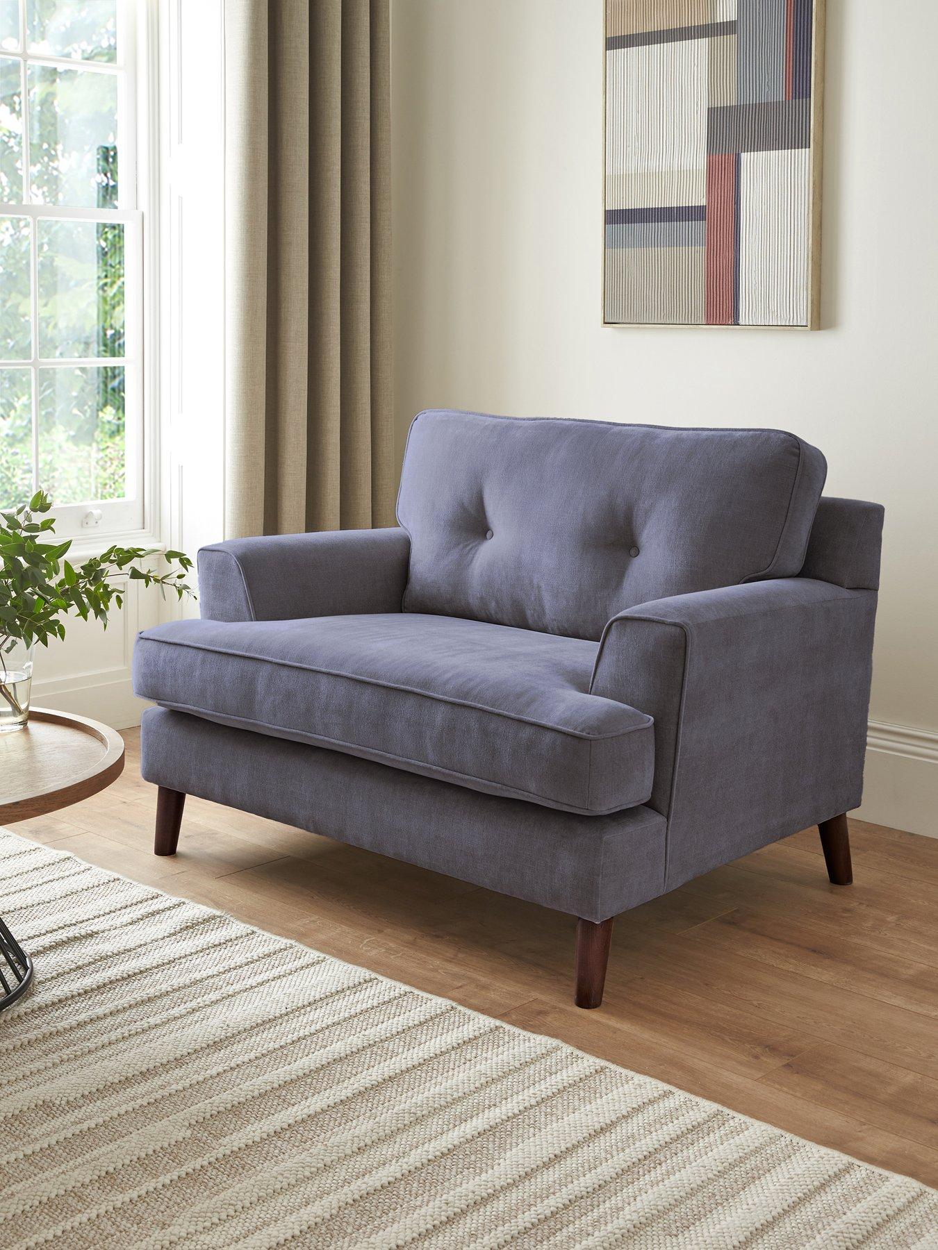 The Very Collection Malmo Fabric Snuggle Chair - Made in the UK