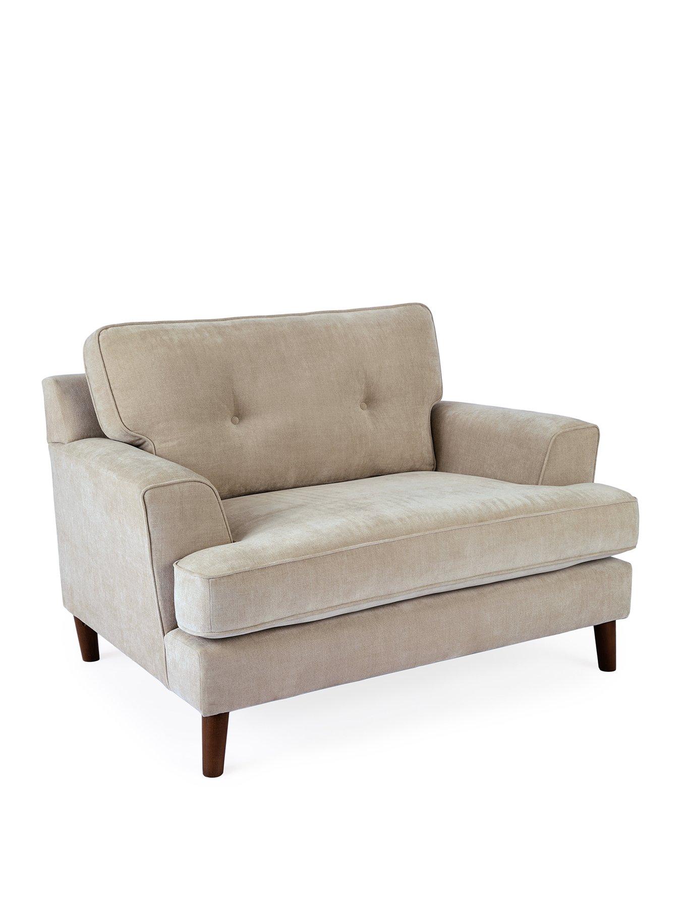 Image 3 of 7 of The Very Collection Malmo Fabric Snuggle&nbsp;Chair&nbsp;- Made in the UK