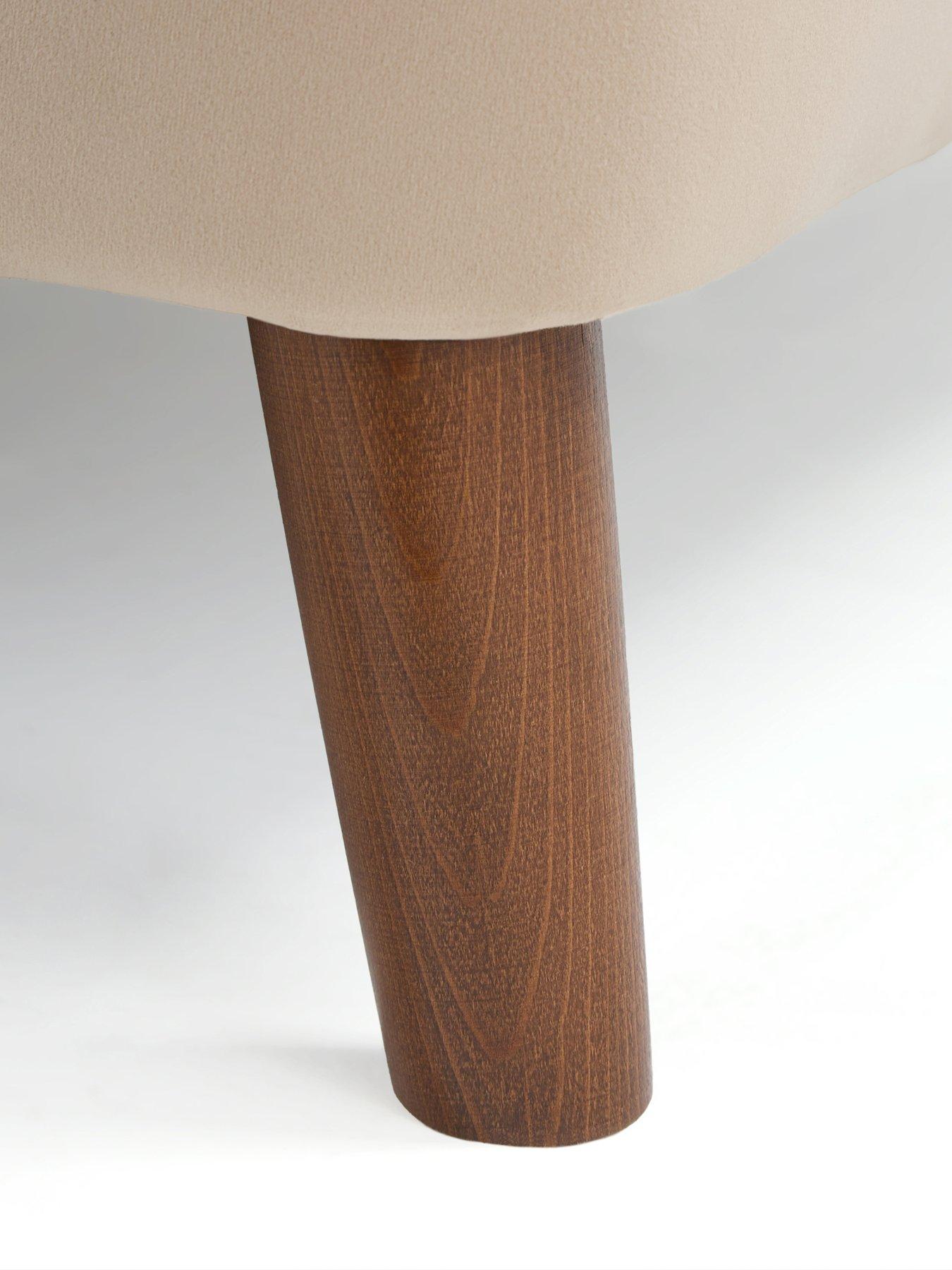 Image 4 of 7 of Very Home Astrid Velvet Right Hand Chaise Sofa&nbsp;- FSC&reg; Certified