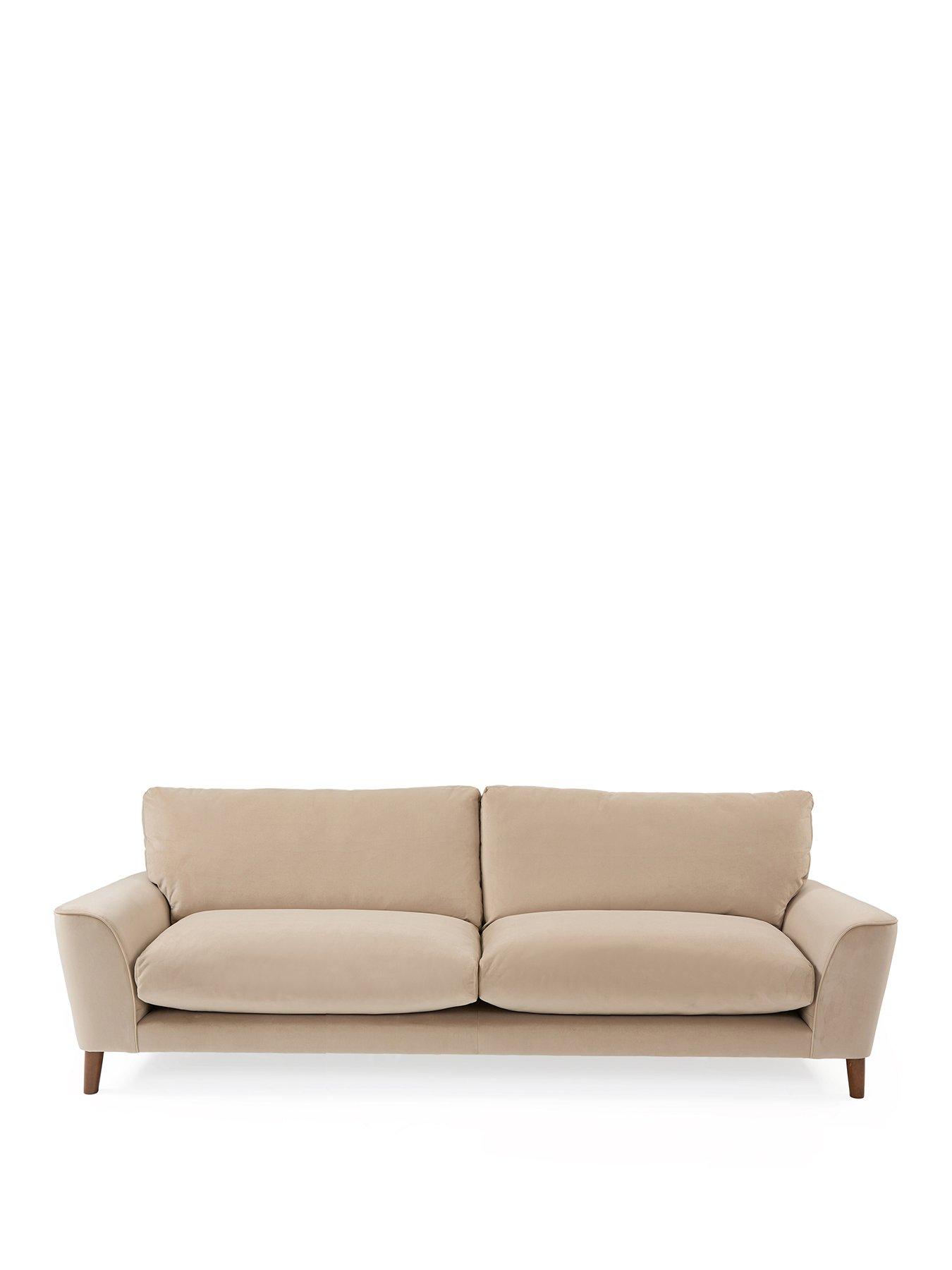 The Very Collection Astrid Velvet 4 Seater Sofa