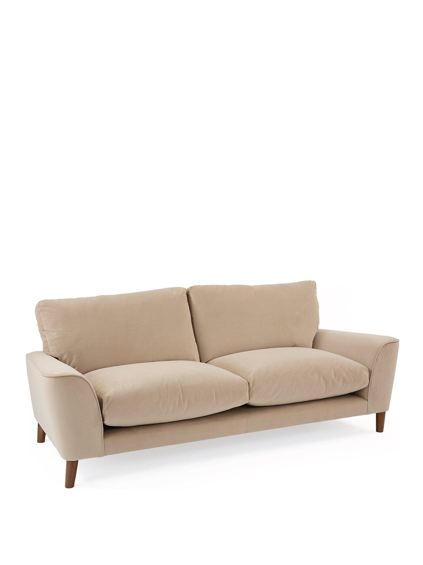 very-home-astrid-velvet-3-2-seater-sofaback