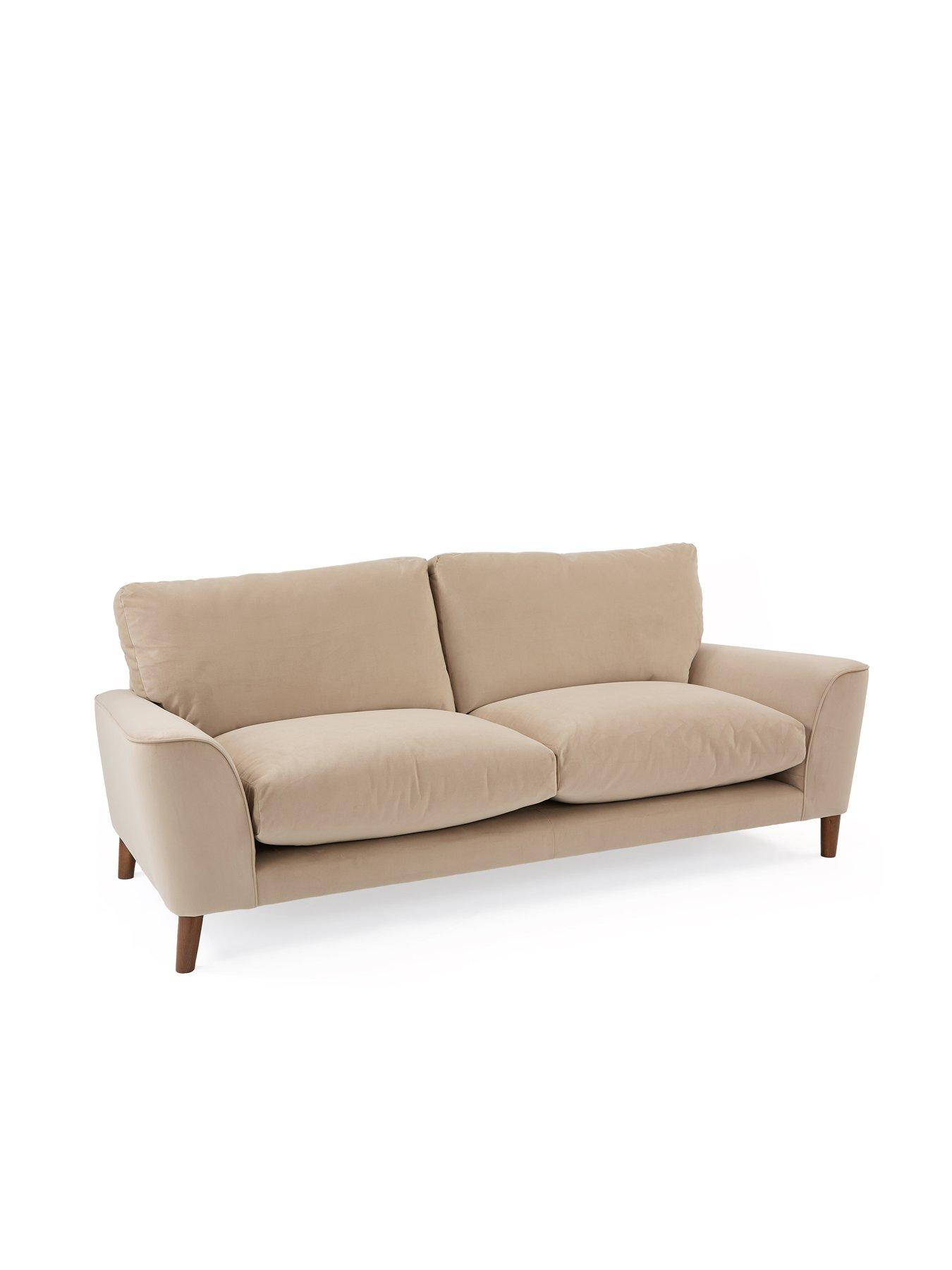Image 3 of 7 of The Very Collection Astrid Velvet 3 Seater Sofa