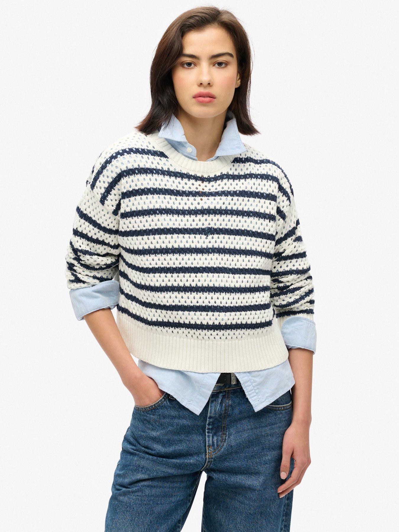 superdry-stripe-crochet-cropped-crew-jumper-white