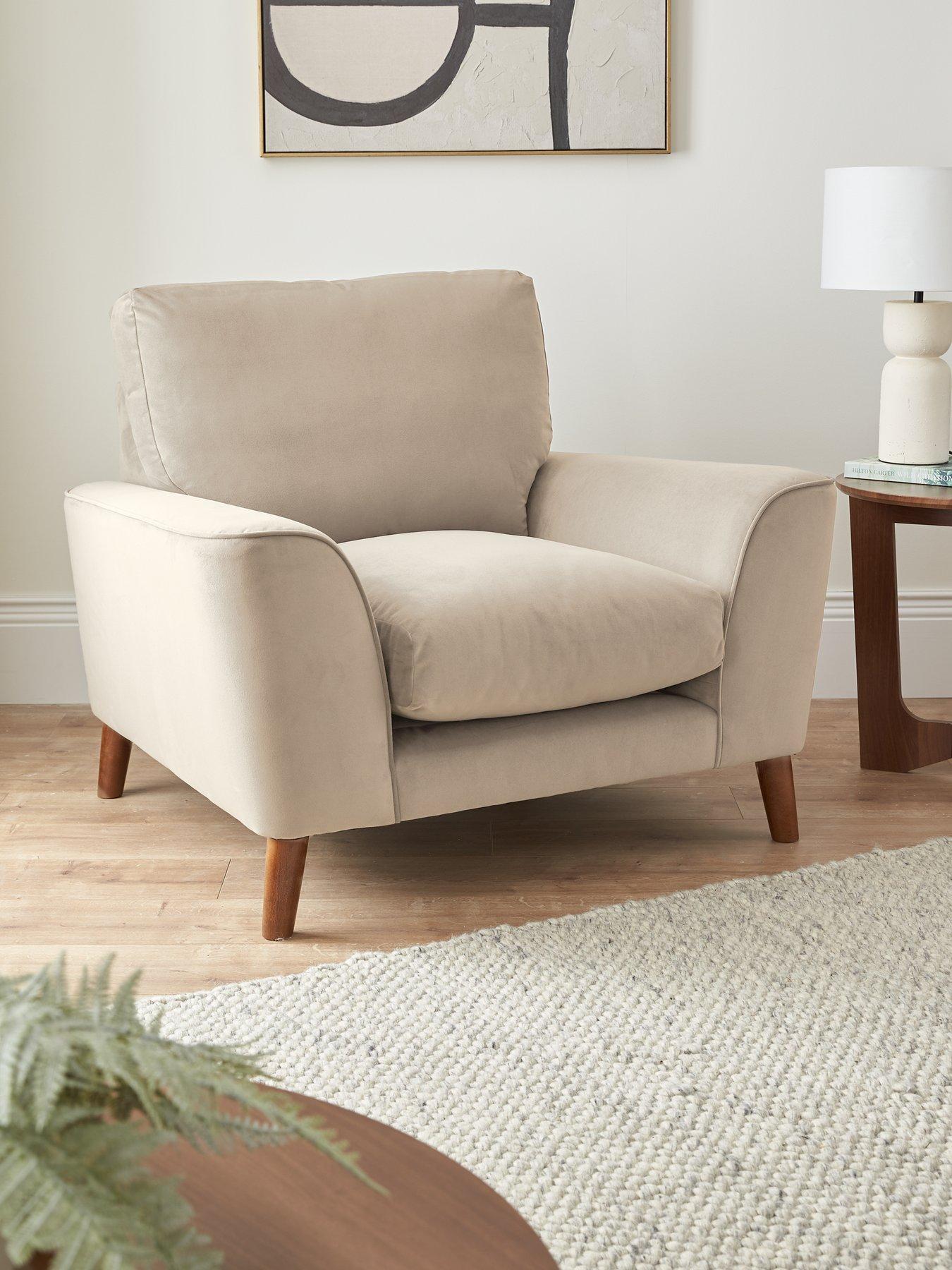 Very Home Astrid Velvet Armchair