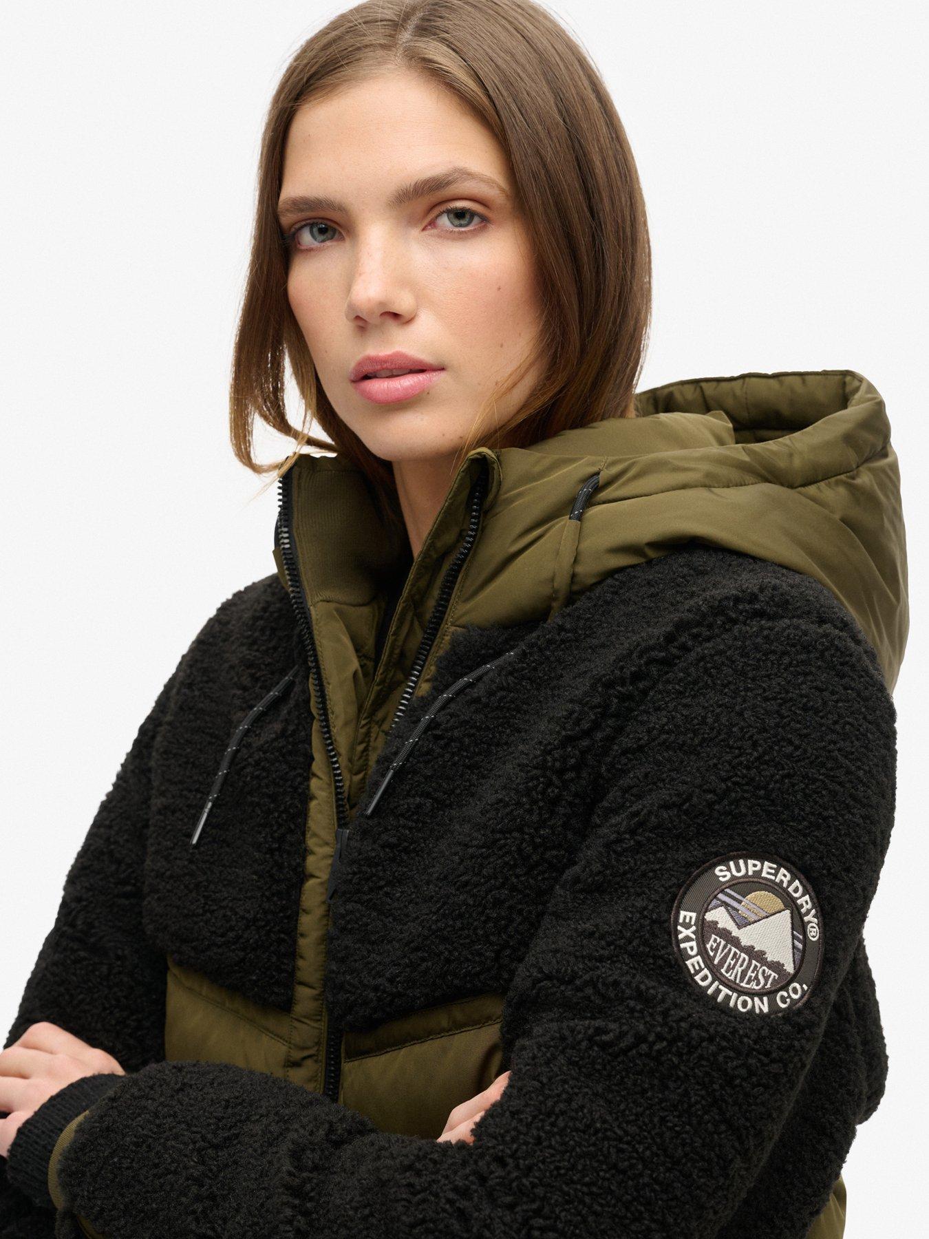 Superdry Everest Bomber Hybrid Jacket Green Very Ireland