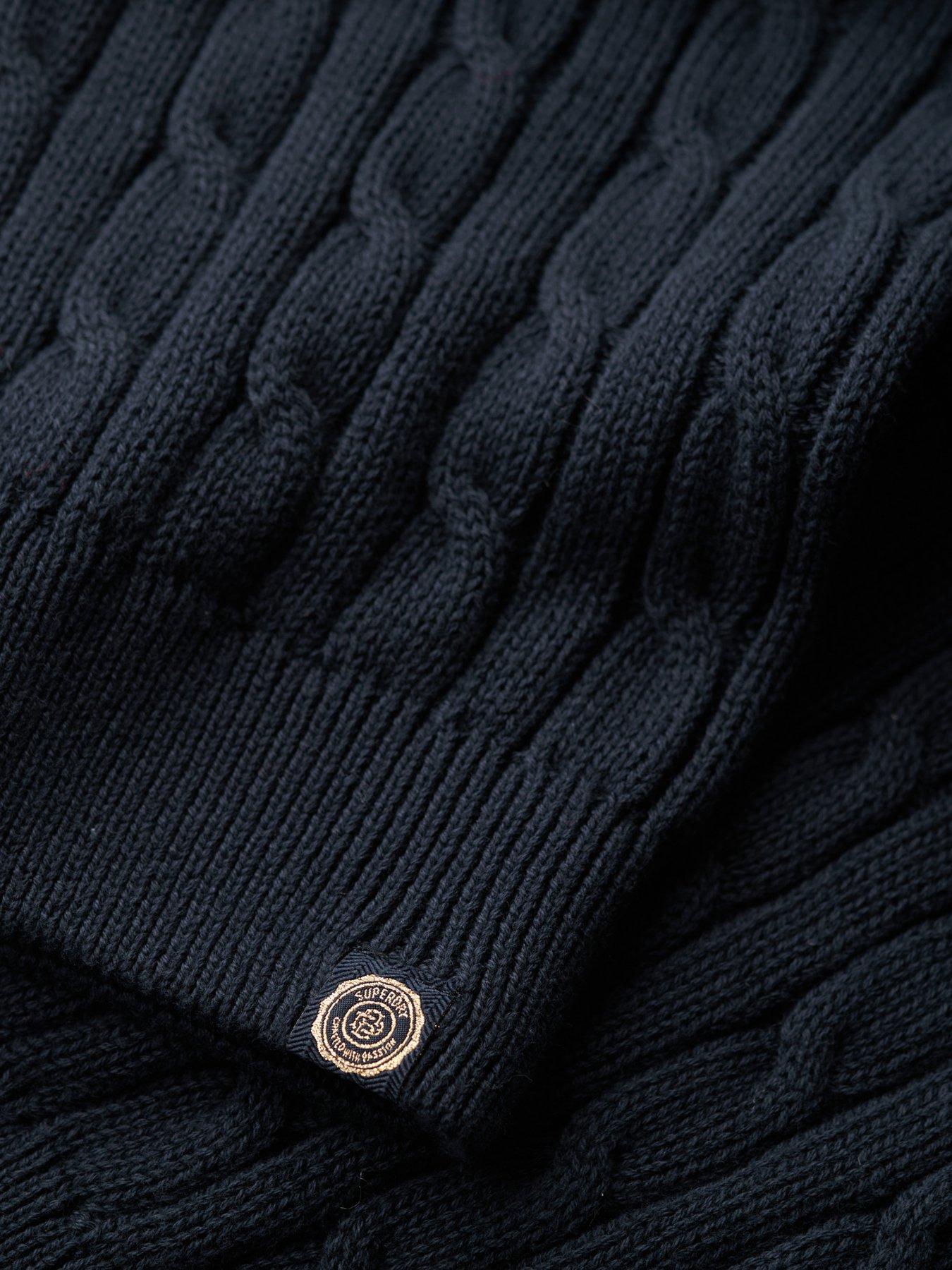 superdry-oversized-v-neck-cable-jumper-navydetail